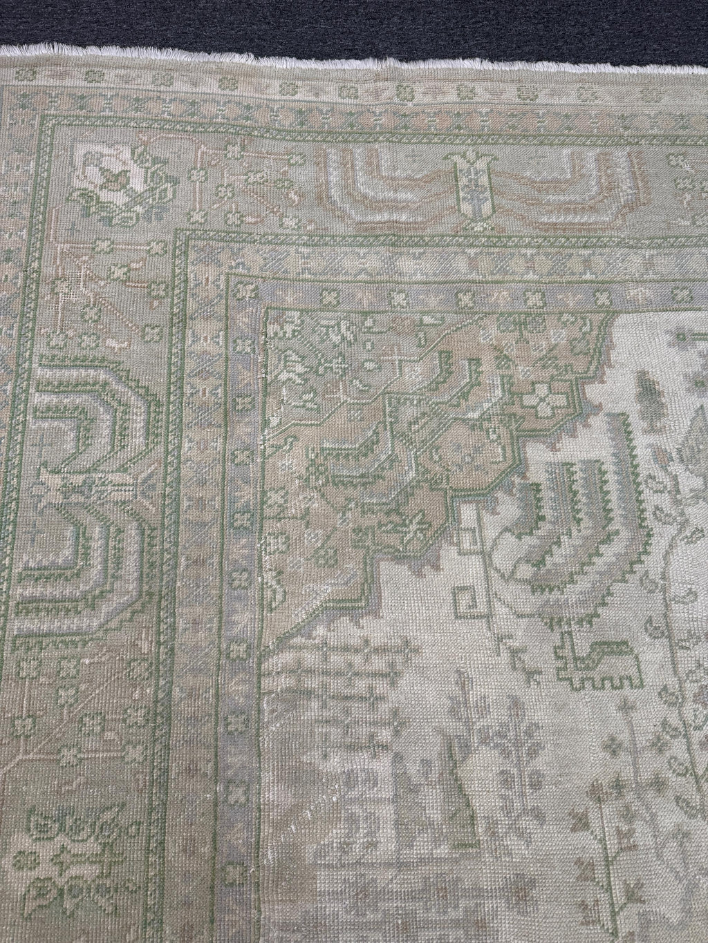 10'4"x13' feet Turkish Oushak Rug,Beige Color Rug,110