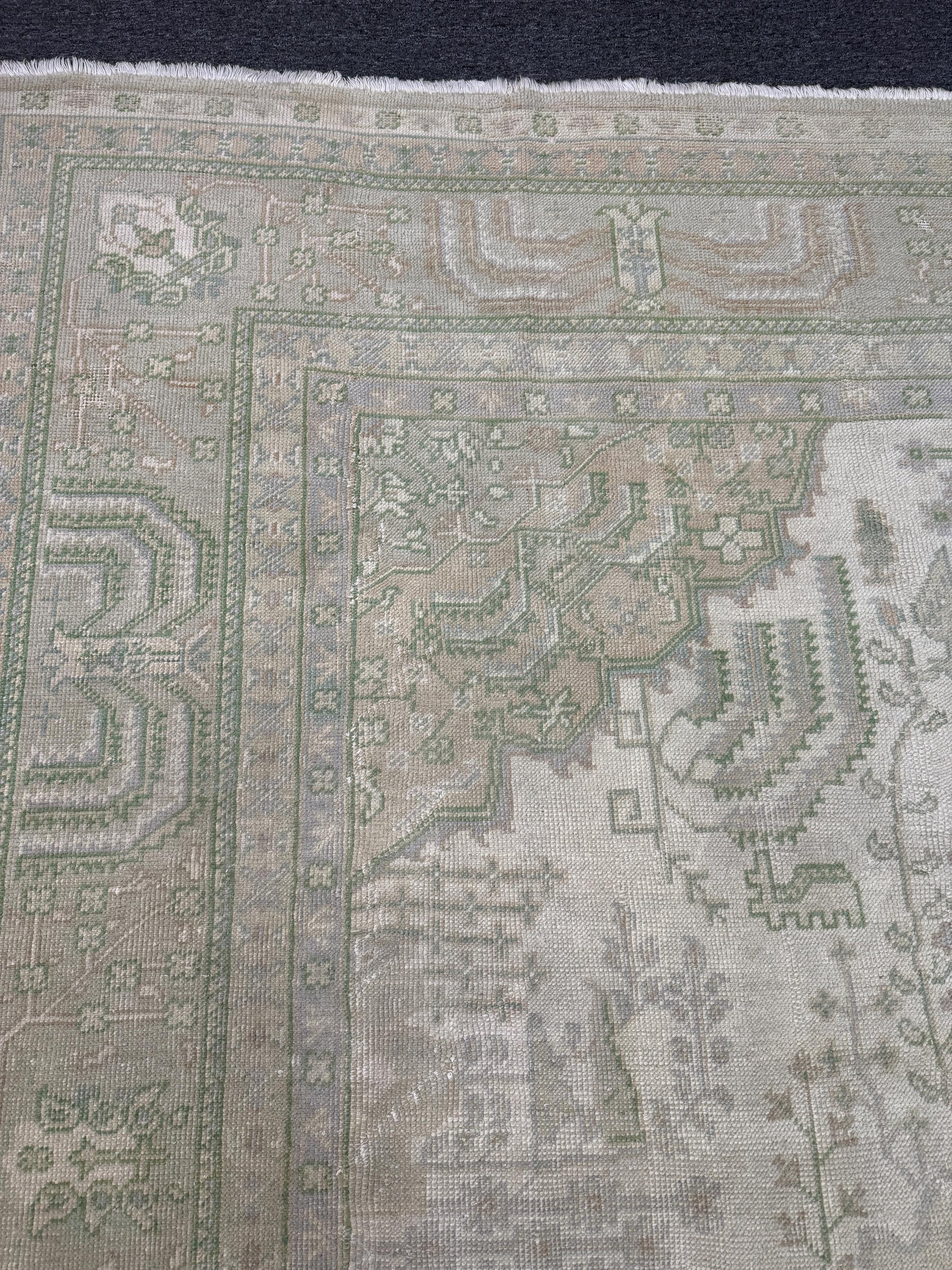 10'4"x13' feet Turkish Oushak Rug,Beige Color Rug,110