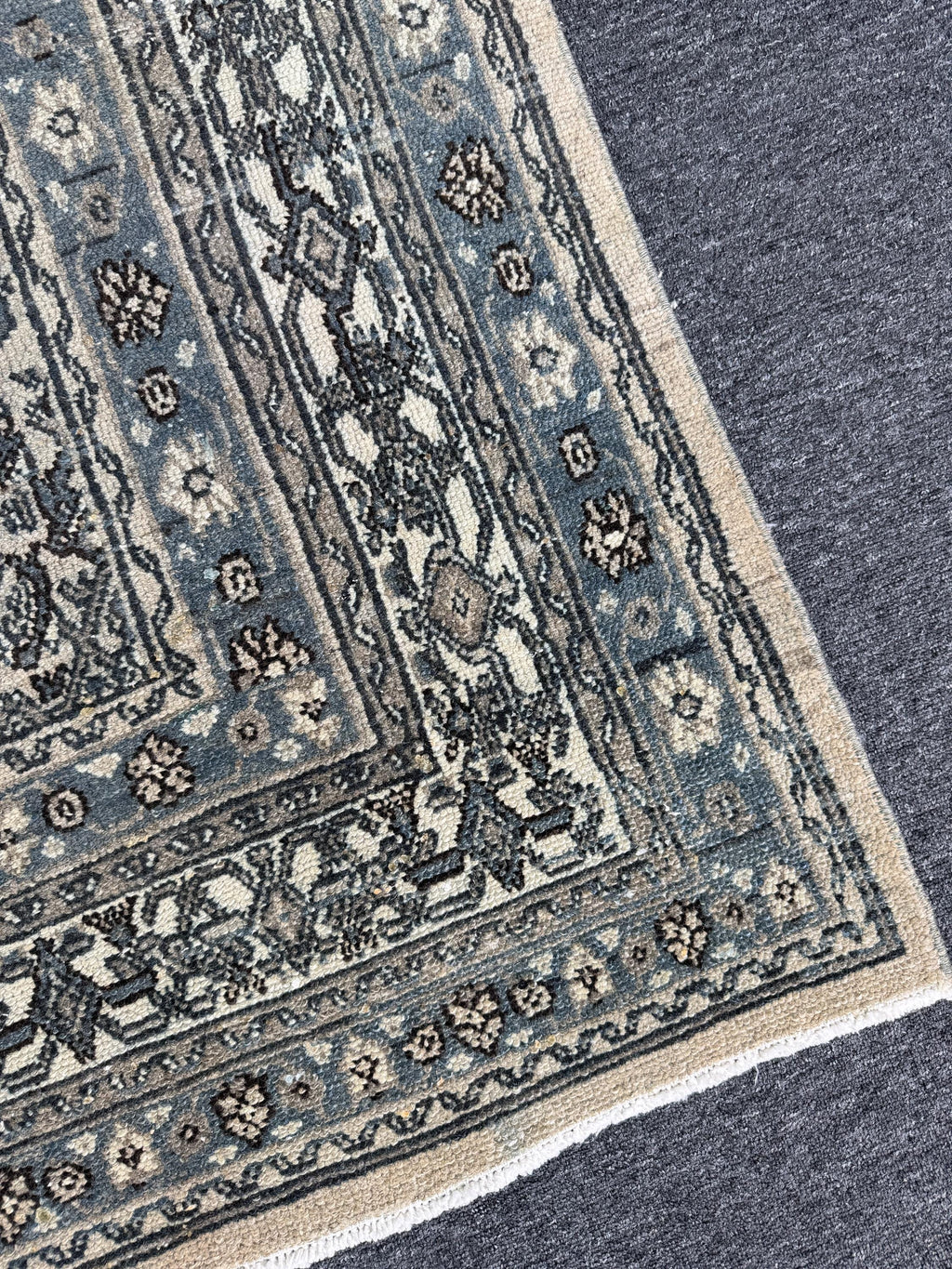 8'8"x11'5" feet Vintage Turkish Anatolian Rug,Beige Color Rug,111