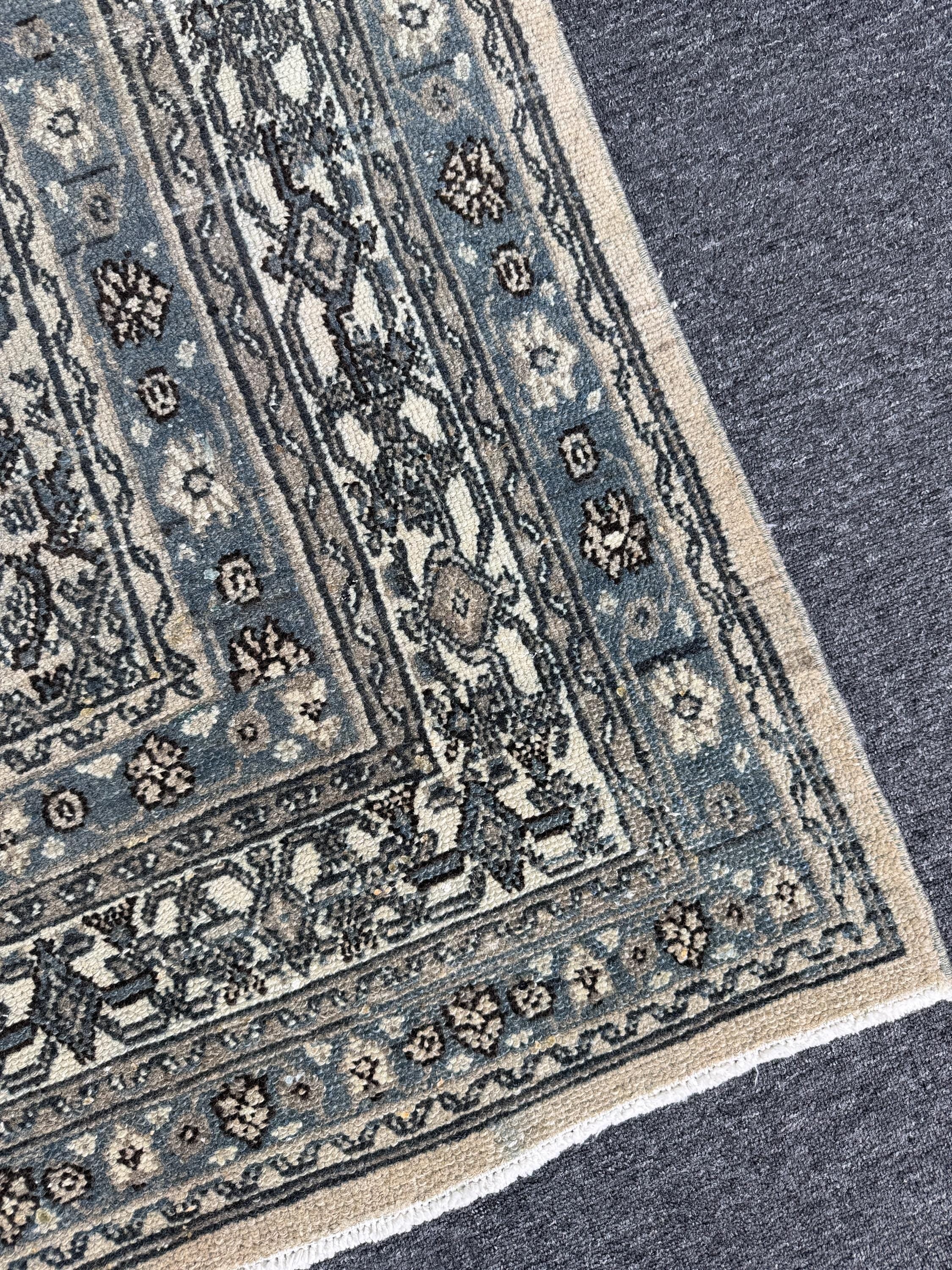 8'8"x11'5" feet Vintage Turkish Anatolian Rug,Beige Color Rug,111