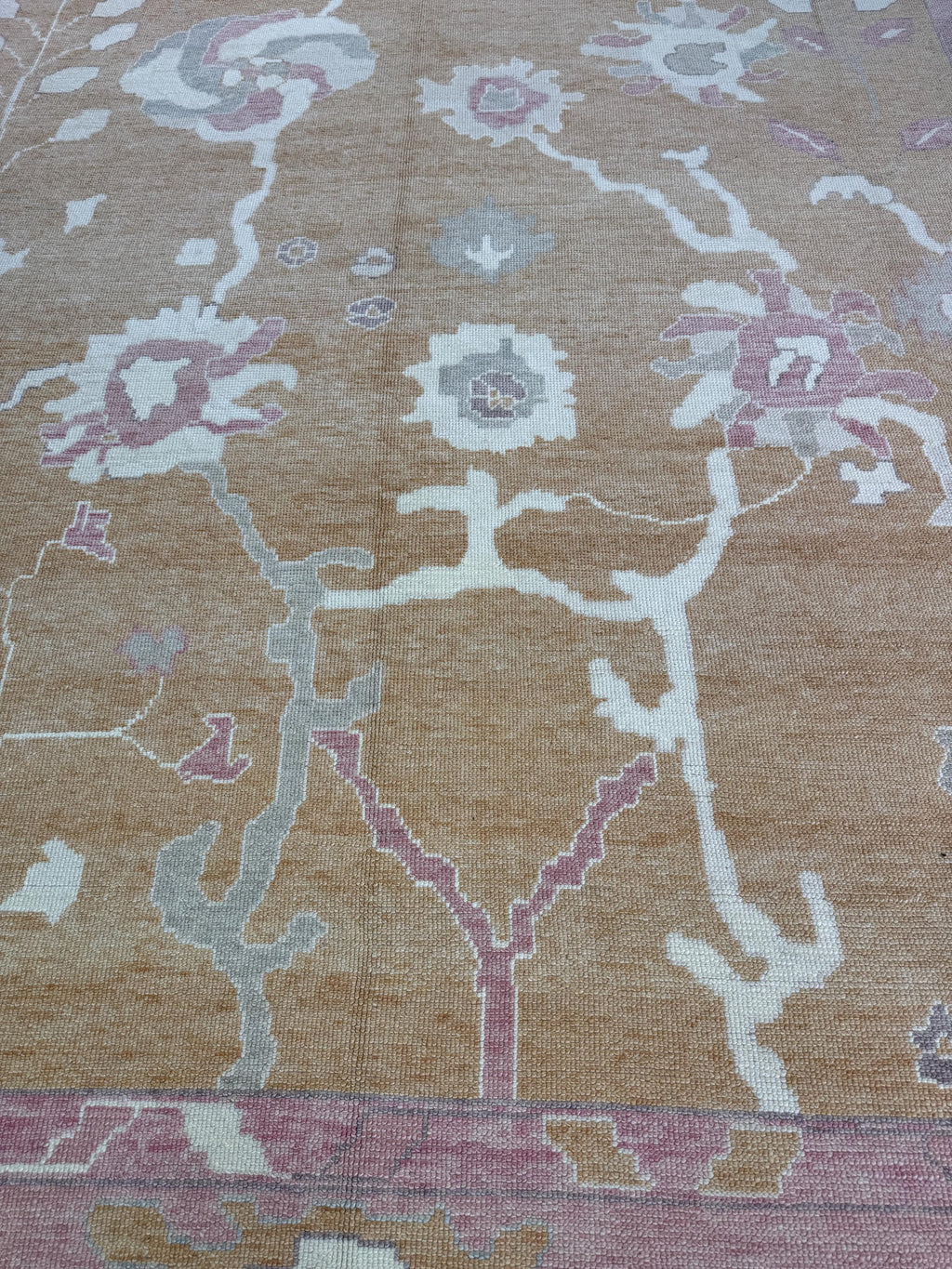 12'x15' feet Turkish Oushak Rug,Yellow Color Rug,075