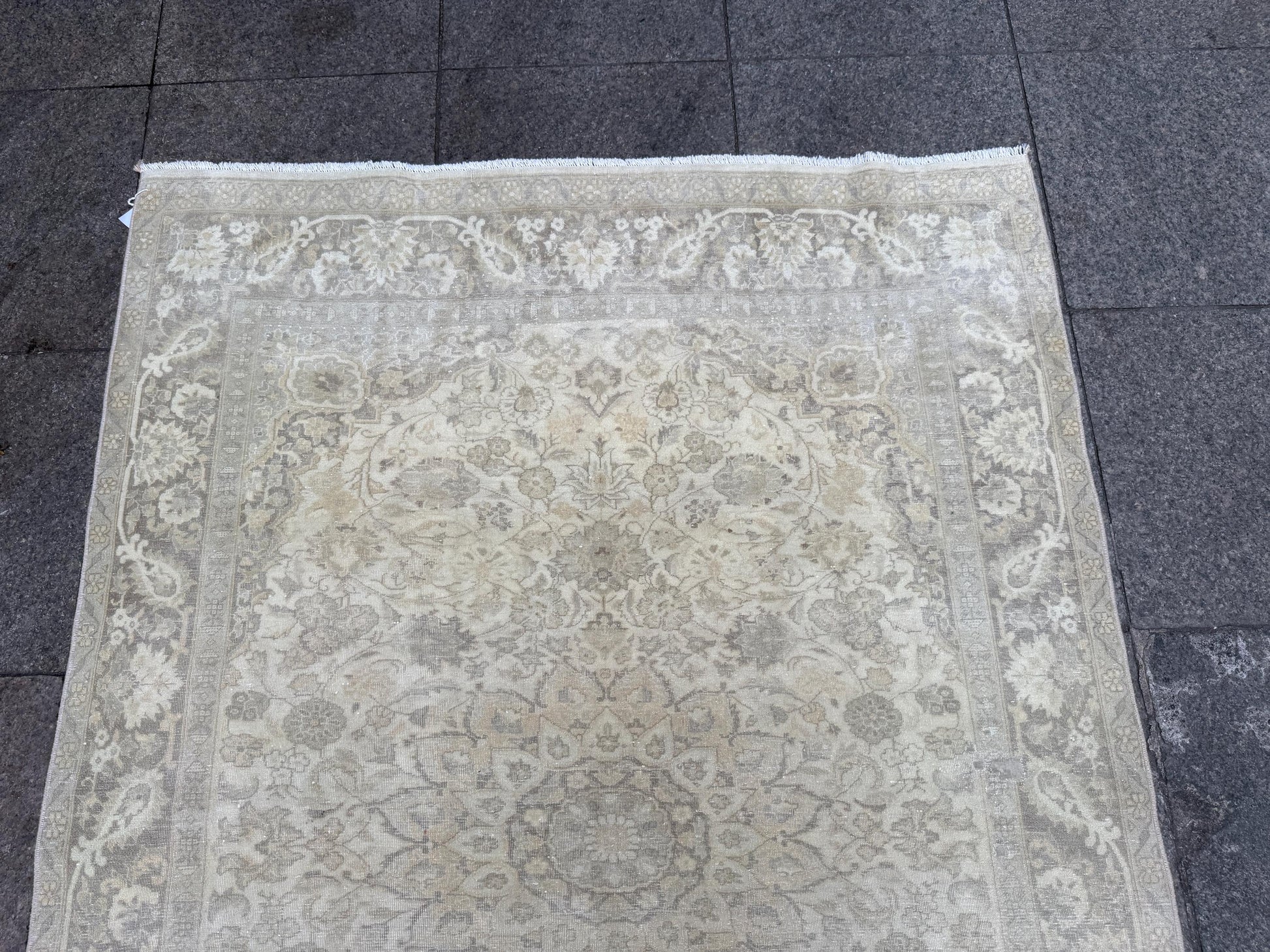 3'11"x5'9" feet Vintage Turkish Anatolian Rug,beige Floral Rug,129