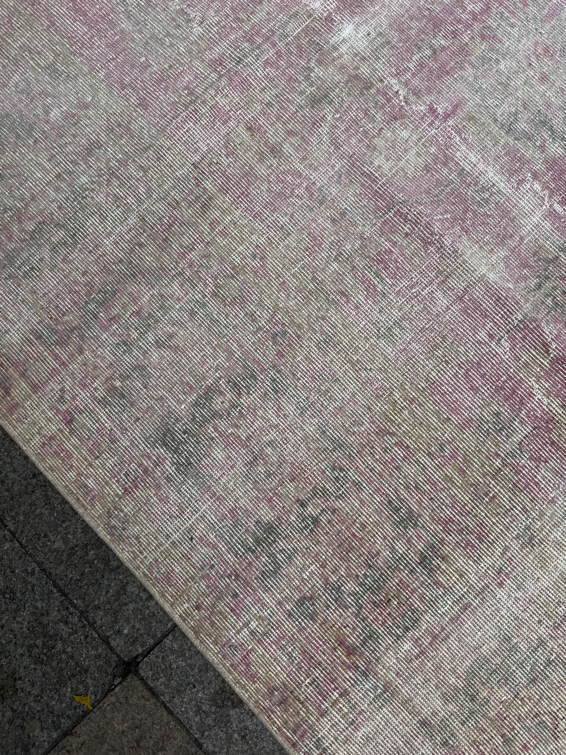 8'4"x11'5 feet Vintage Turkish Anatolian Rug,Pink Color Rug,592