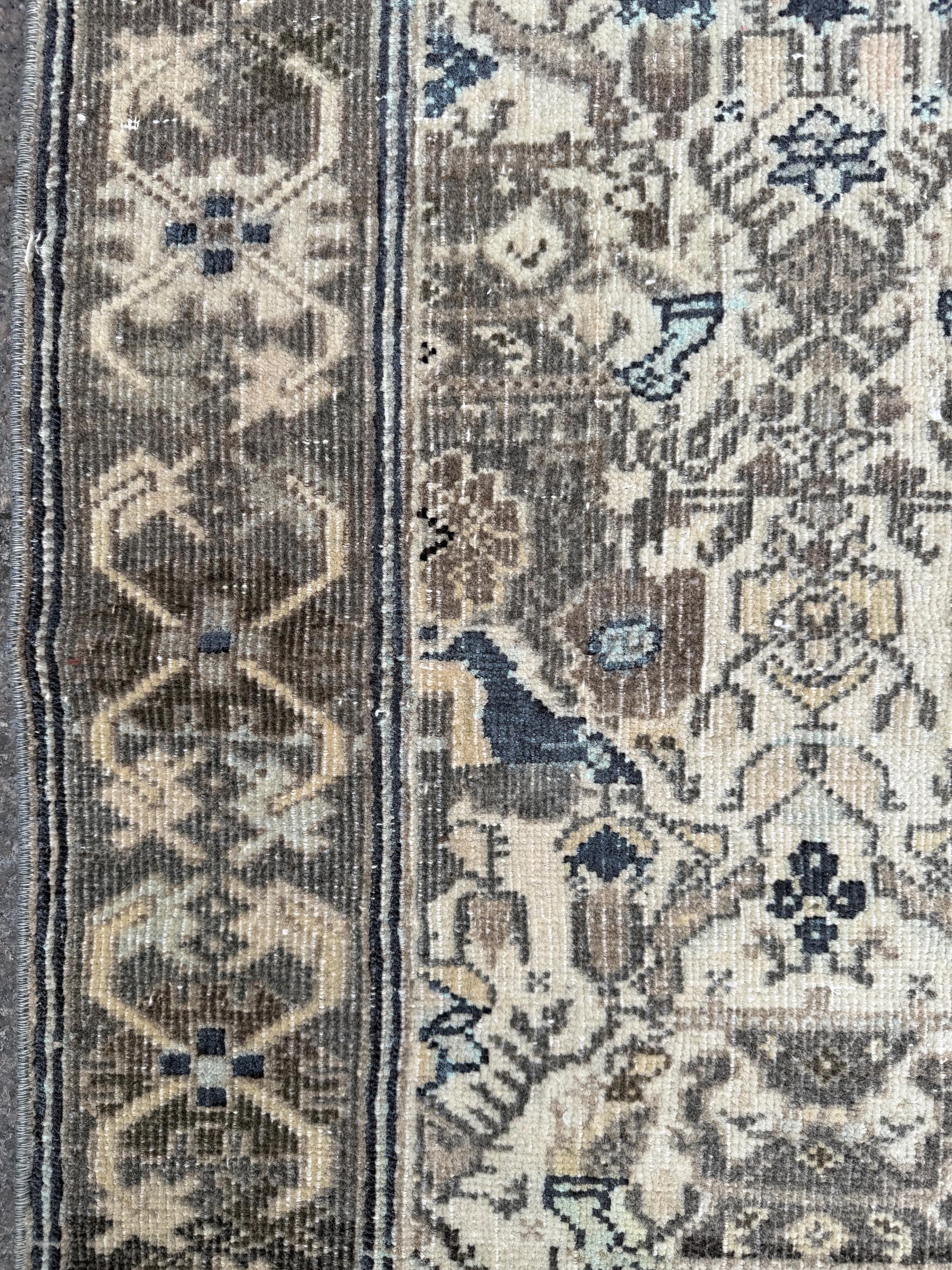 4'8"x6'9" feet  Vintage Turkish Anatolian Rug,Beige Color Rug,65