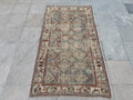 4'3"x7' feet  Vintage Turkish Anatolian Rug,Beige Color Rug,202 (Kopya)