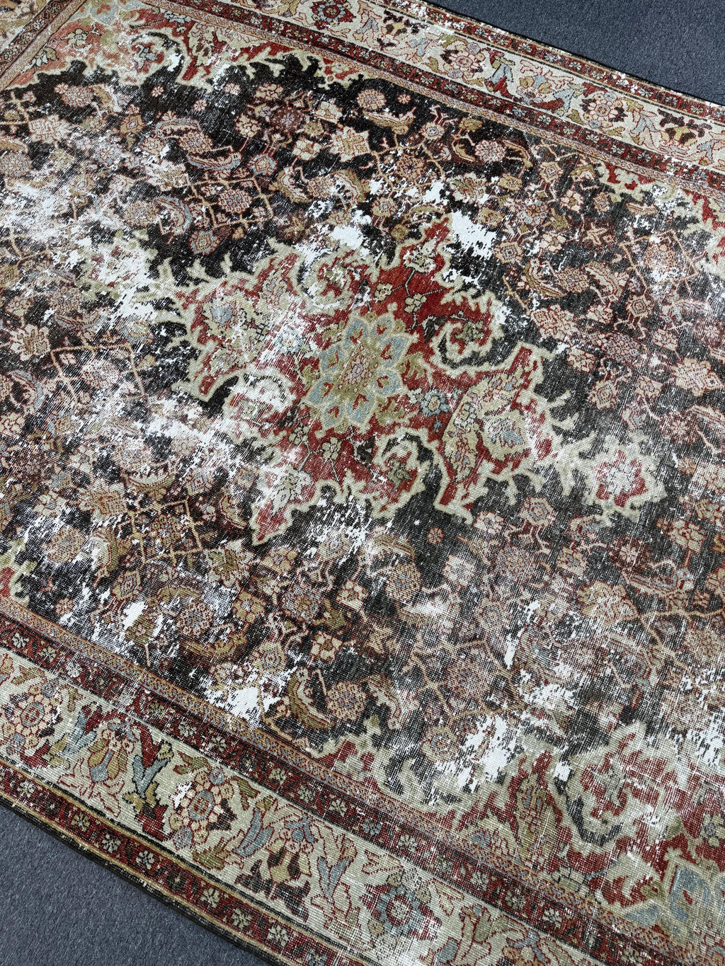 8'3"x11'1" feet Vintage Turkish Anatolian Rug,Natural Color Rug,120