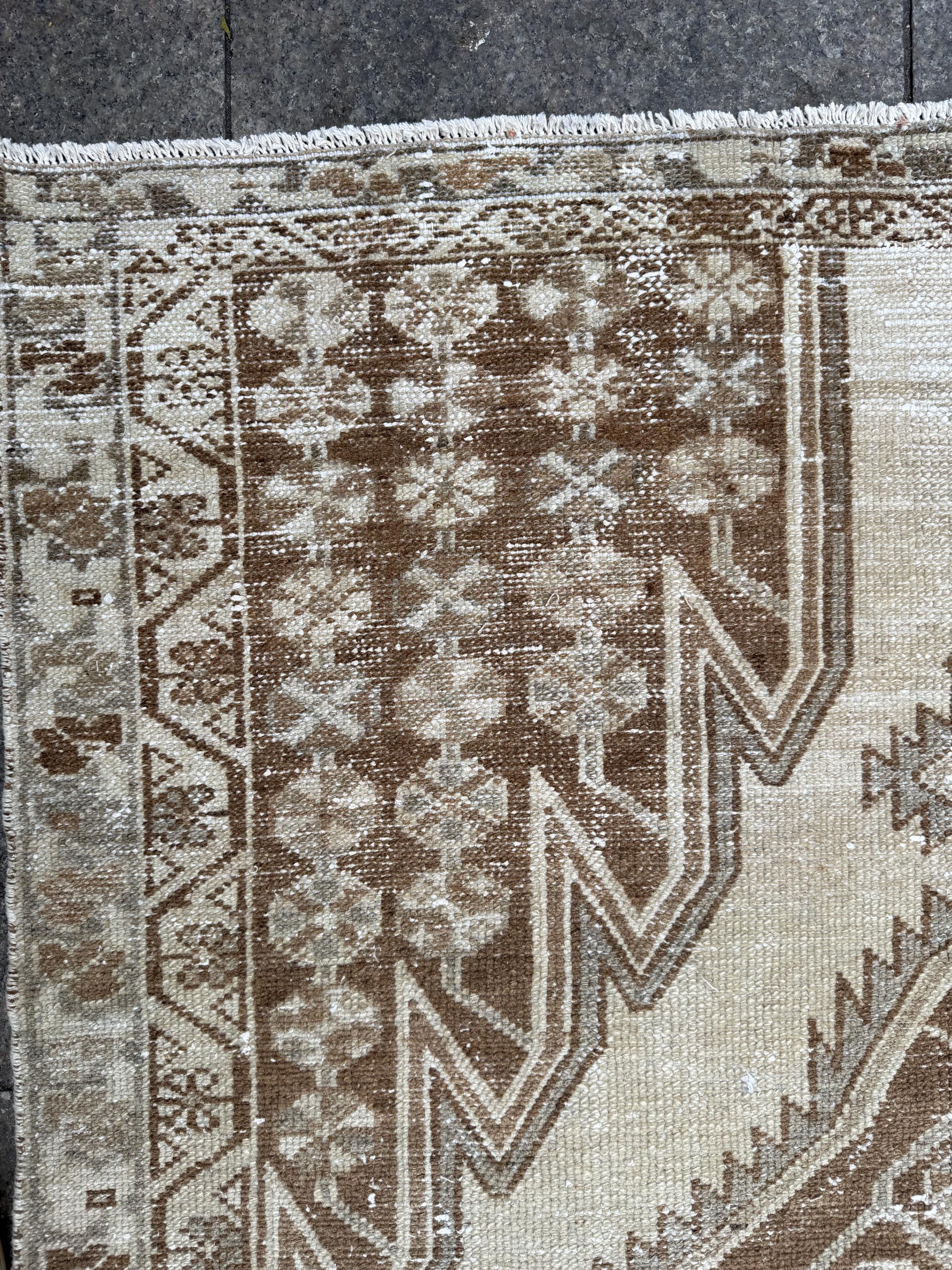 3'10"x6' feet  Vintage Turkish Anatolian Rug,Beige Color Rug,125