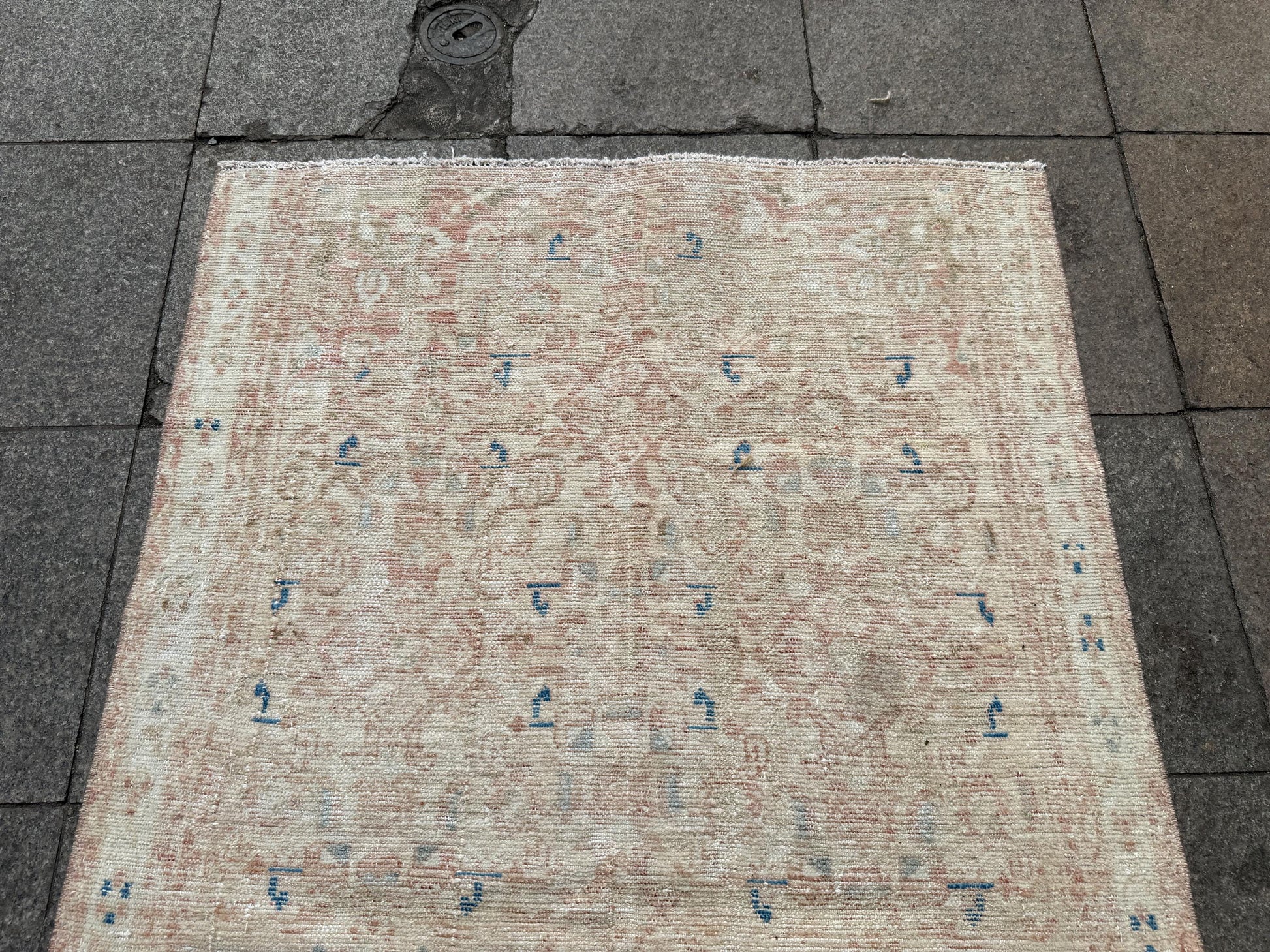 3'6"x5'8" feet  Vintage Turkish Anatolian Rug,Beige Color Rug,590