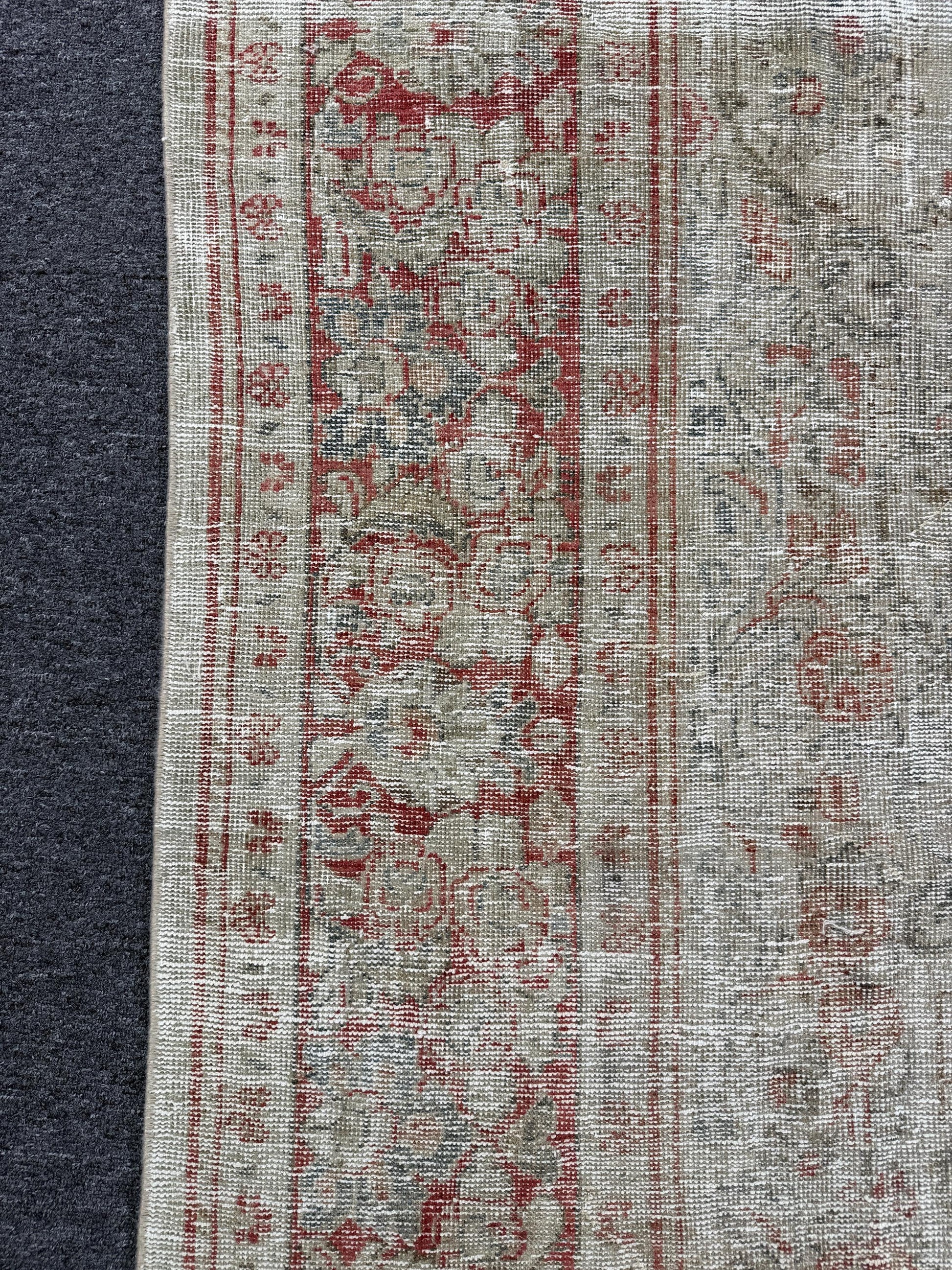 6'9"x10'9" feet Vintage Turkish Anatolian Rug,Beige Color Rug,24