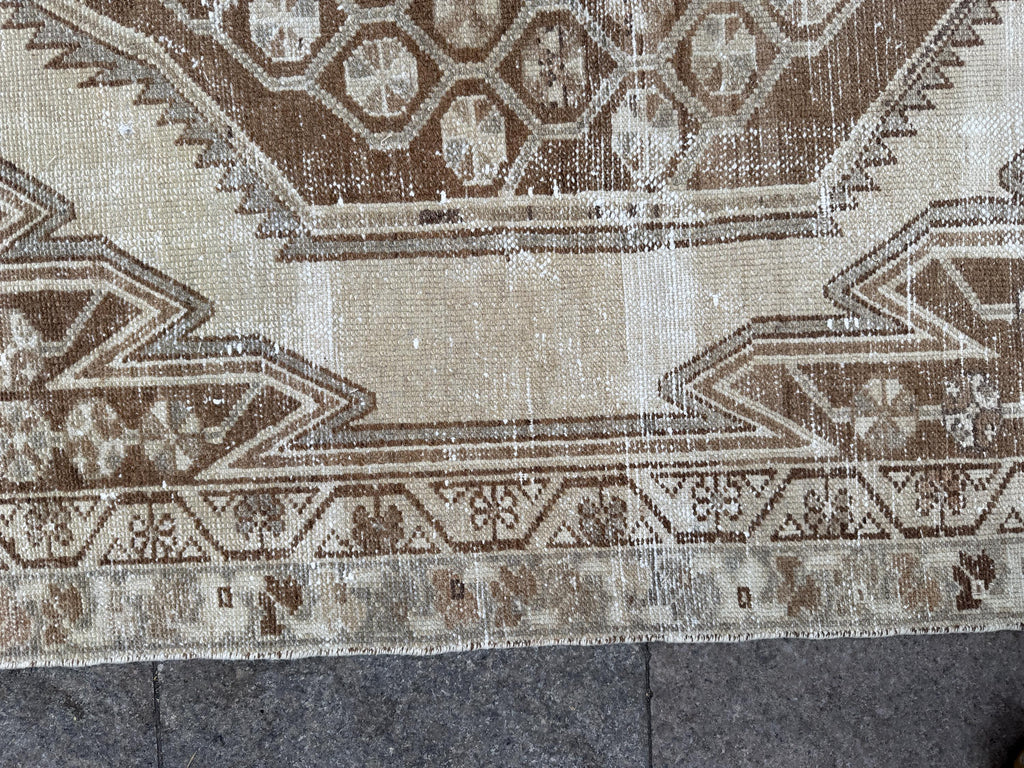3'10"x6' feet  Vintage Turkish Anatolian Rug,Beige Color Rug,125