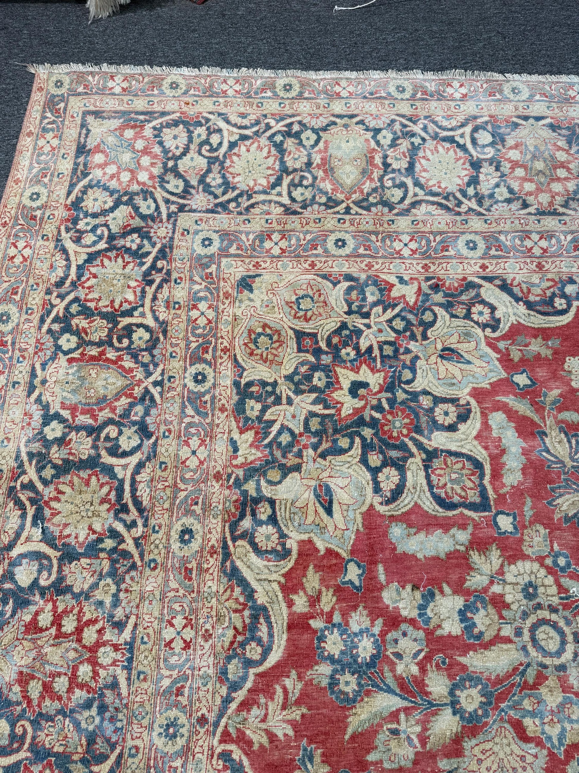 10'6"x13'9" feet Vintage Turkish Anatolian Rug,Red Color Rug,116