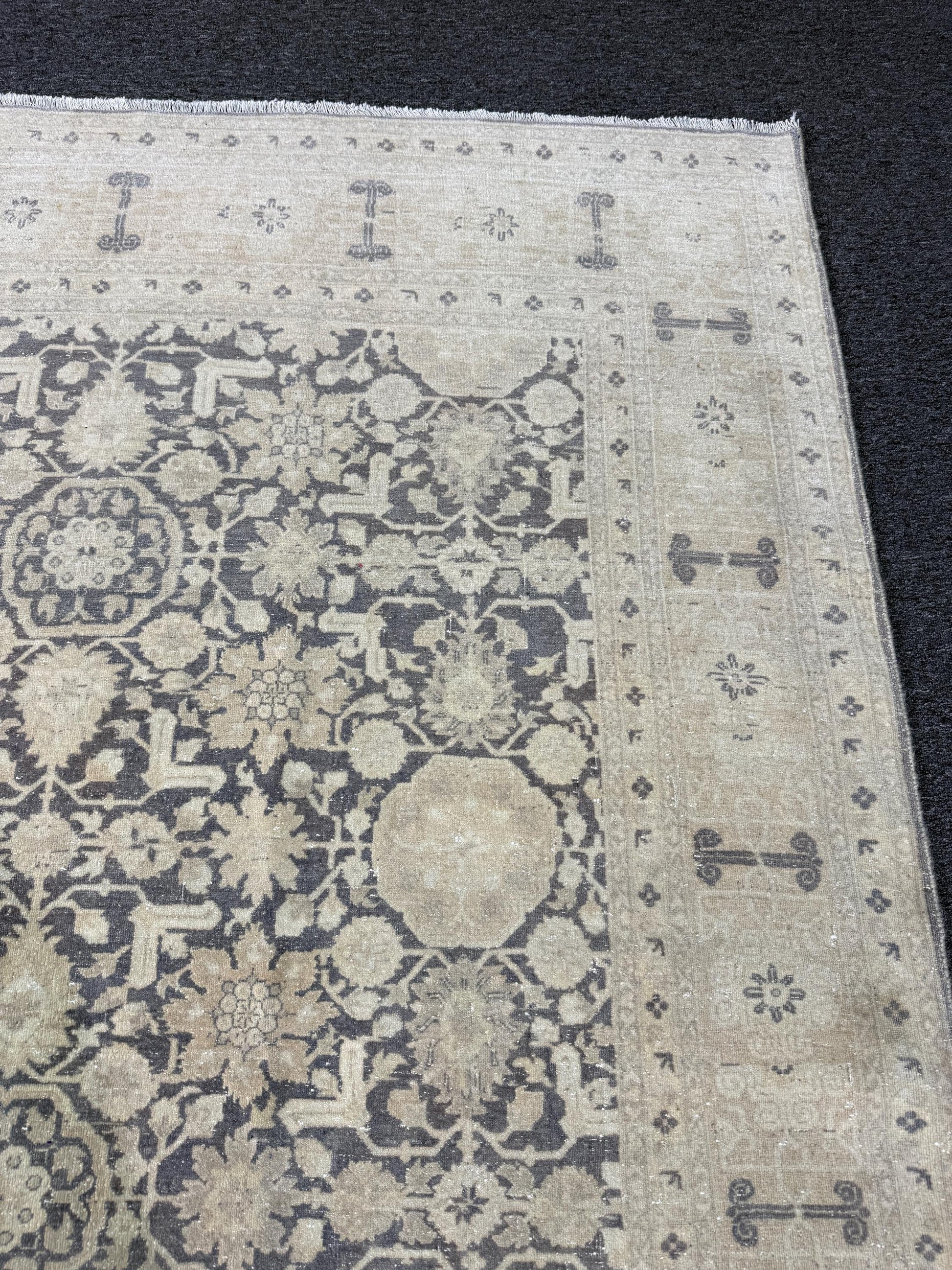 7'9"x11' feet Vintage Turkish Anatolian Rug,Blue  Color Rug,114