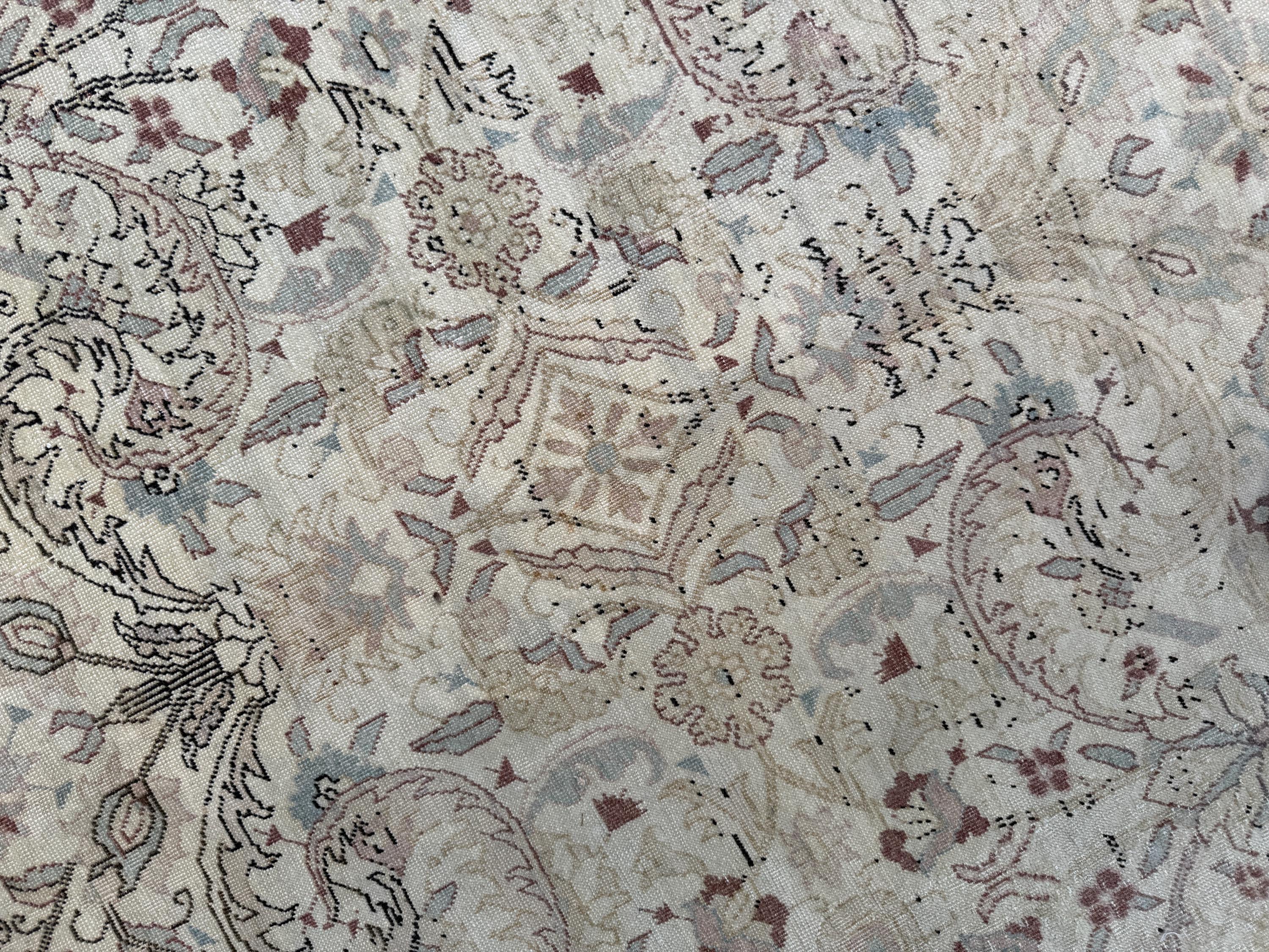 6'4"x9'5" feet Vintage Turkish Anatolian Rug,Beige Color Rug,480