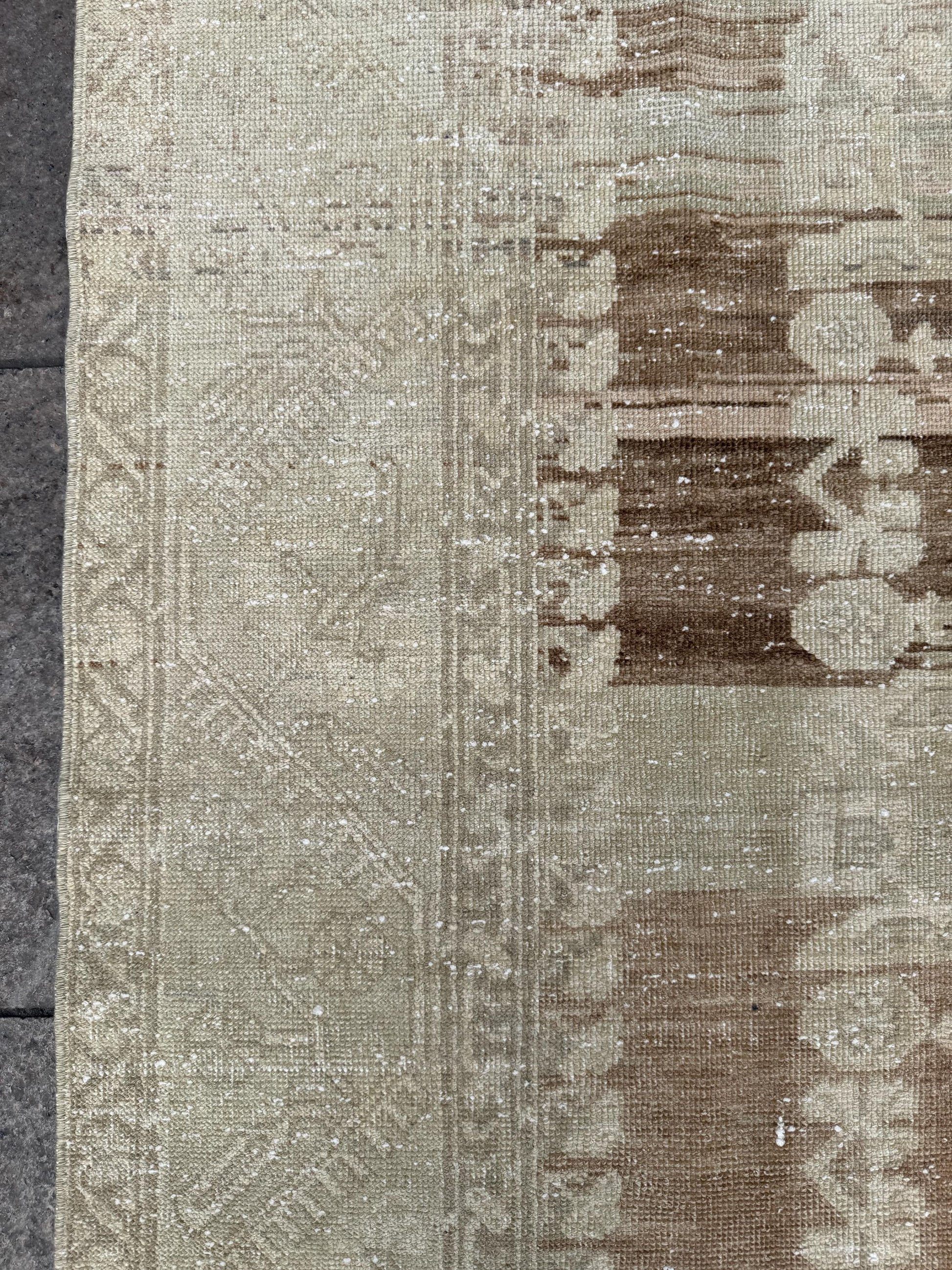 5'4"x10'7" feet Vintage Turkish Anatolian Rug,Beige Color Rug,785