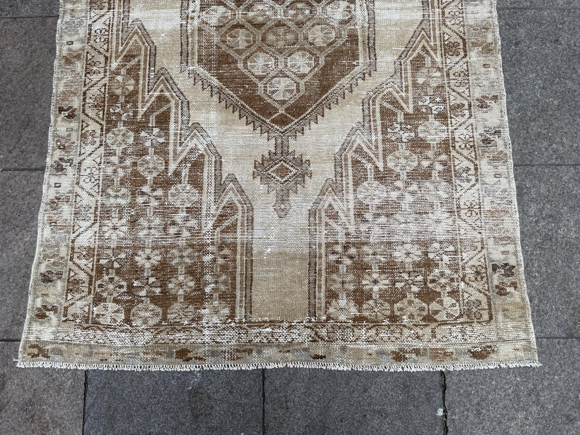 3'10"x6' feet  Vintage Turkish Anatolian Rug,Beige Color Rug,125