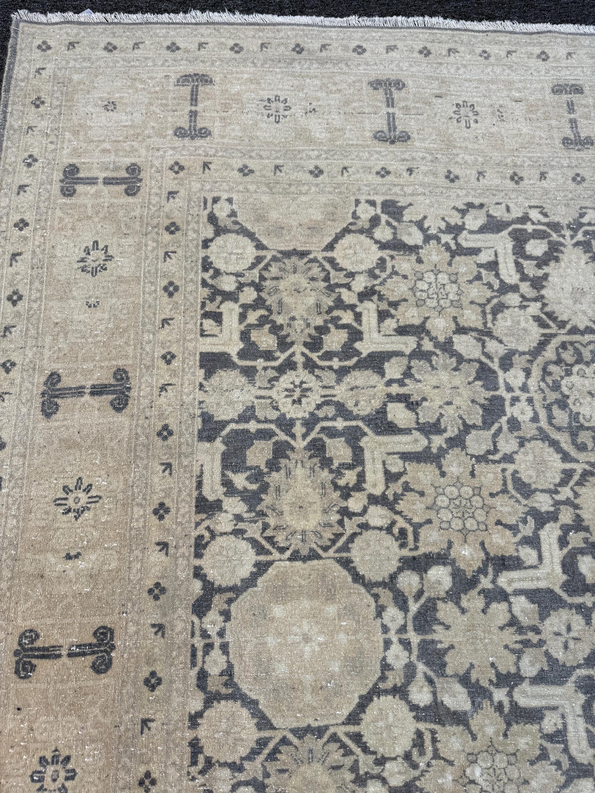 7'9"x11' feet Vintage Turkish Anatolian Rug,Blue  Color Rug,114