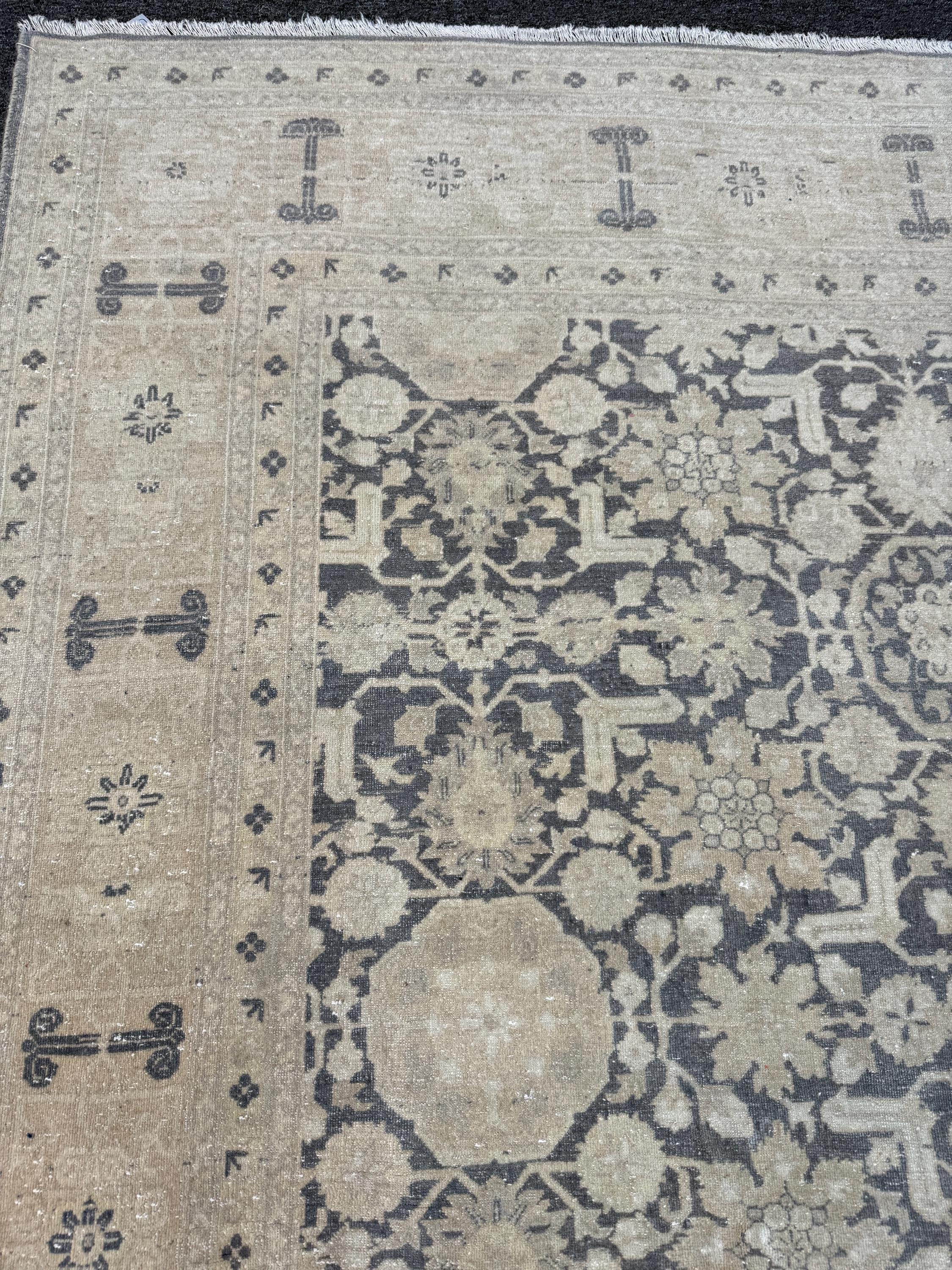 7'9"x11' feet Vintage Turkish Anatolian Rug,Blue  Color Rug,114
