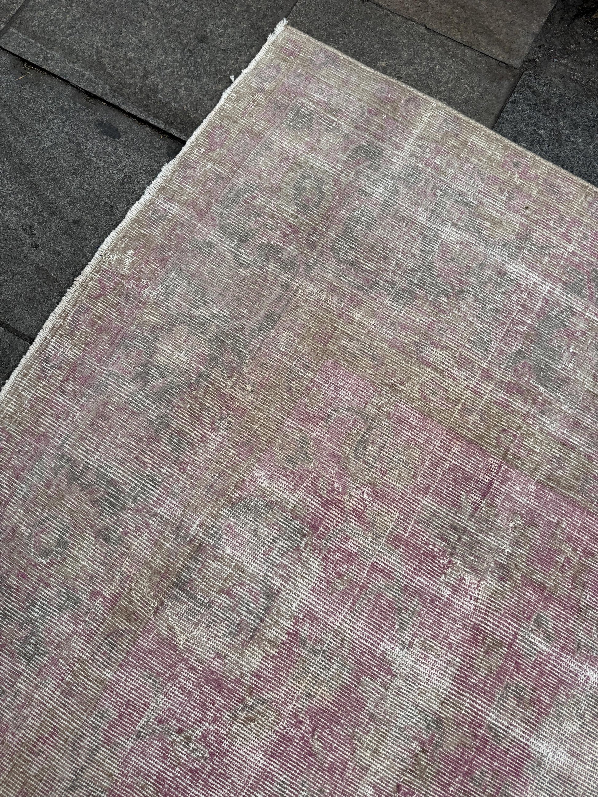 8'4"x11'5 feet Vintage Turkish Anatolian Rug,Pink Color Rug,592
