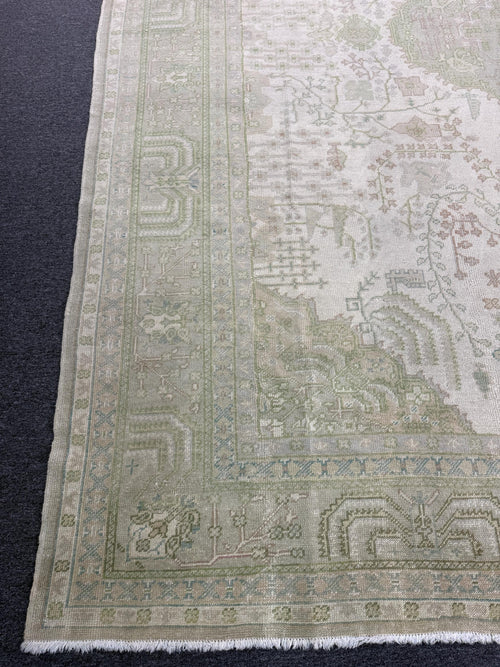 10'4"x13' feet Turkish Oushak Rug,Beige Color Rug,110