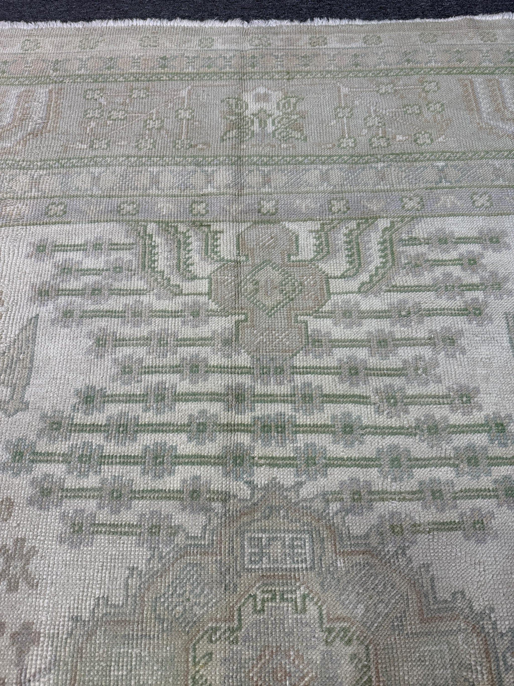 10'4"x13' feet Turkish Oushak Rug,Beige Color Rug,110