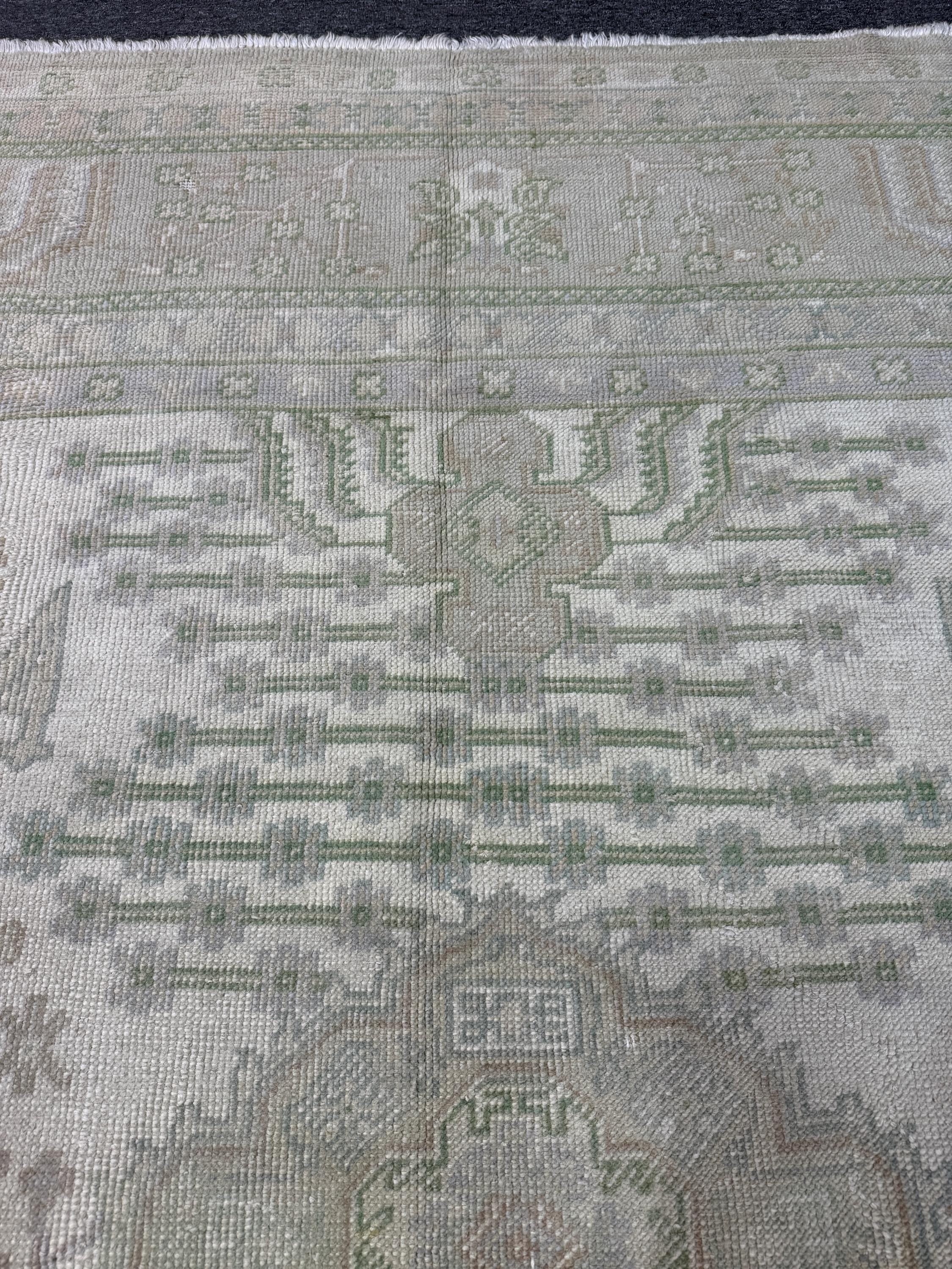 10'4"x13' feet Turkish Oushak Rug,Beige Color Rug,110