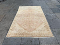 3'10"x6'9" feet  Vintage Turkish Anatolian Rug,Natural Color Rug,127