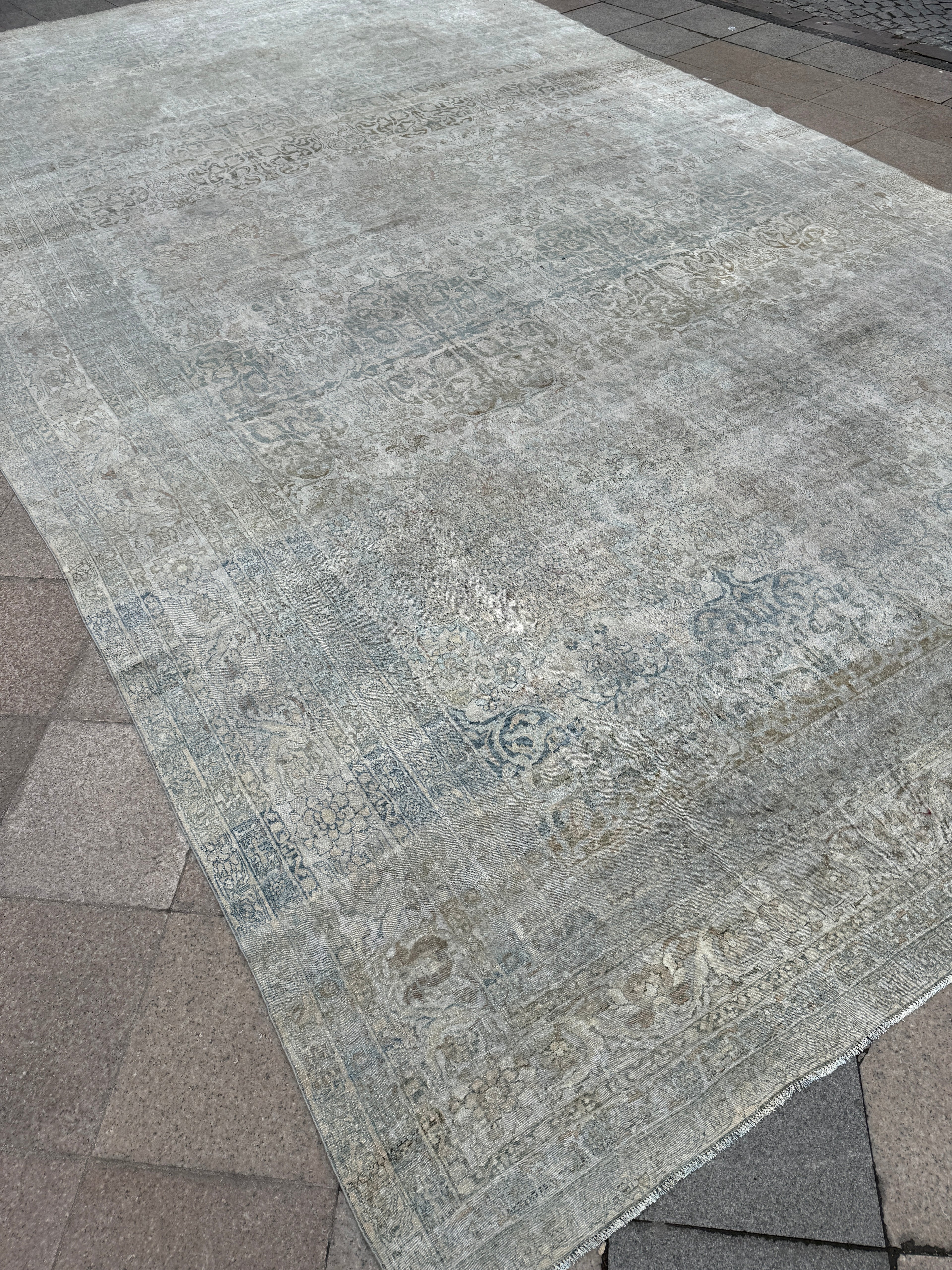 11'3"x19'3" feet  Vintage Turkish Anatolian Rug,Beige Color Rug,206