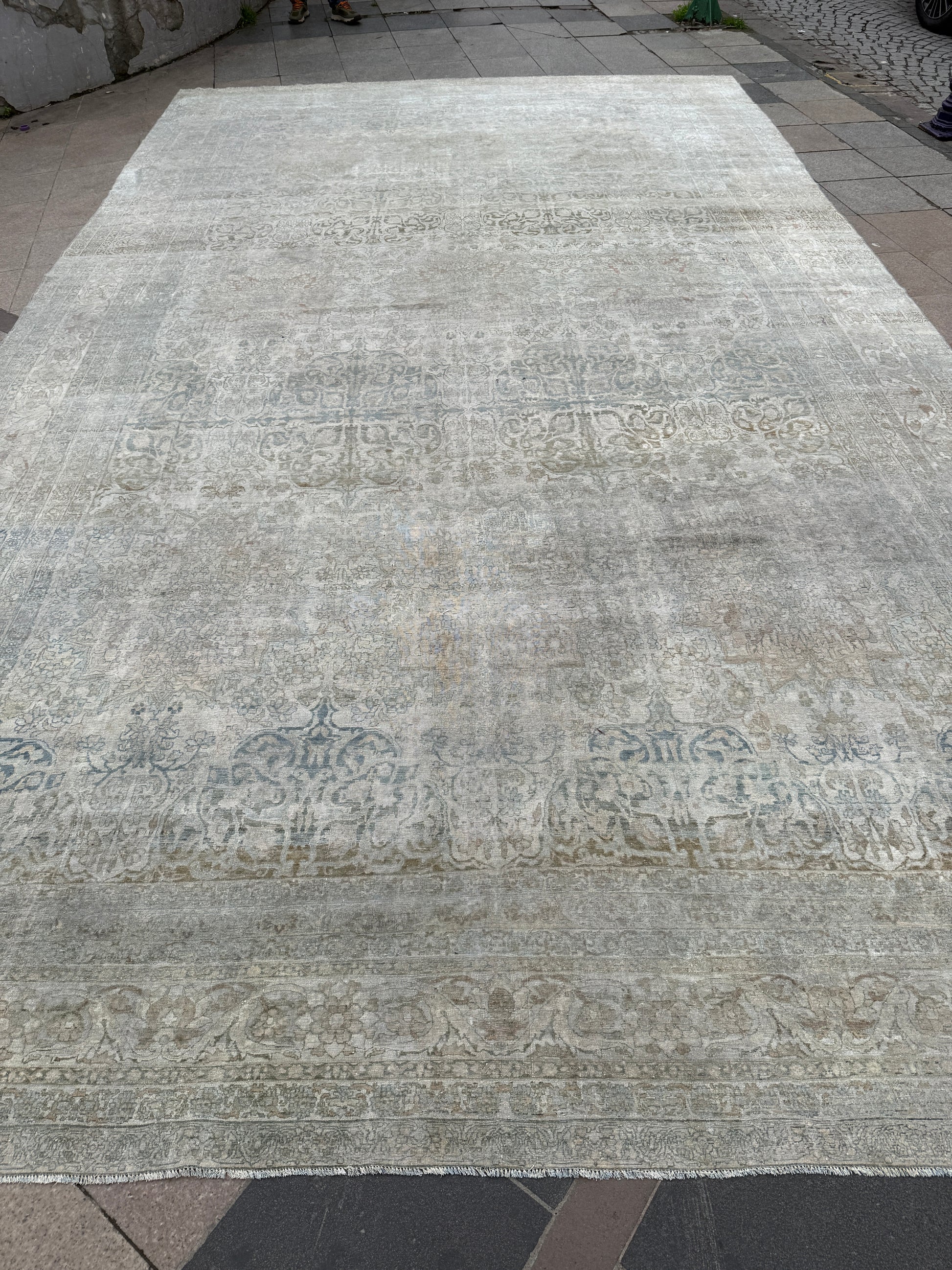 11'3"x19'3" feet  Vintage Turkish Anatolian Rug,Beige Color Rug,206