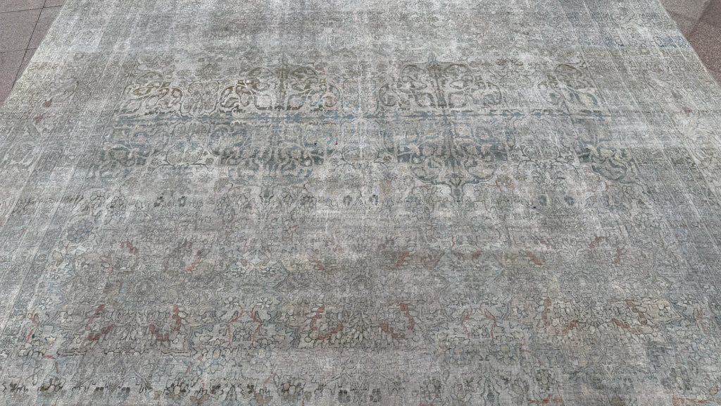 11'3"x19'3" feet  Vintage Turkish Anatolian Rug,Beige Color Rug,206