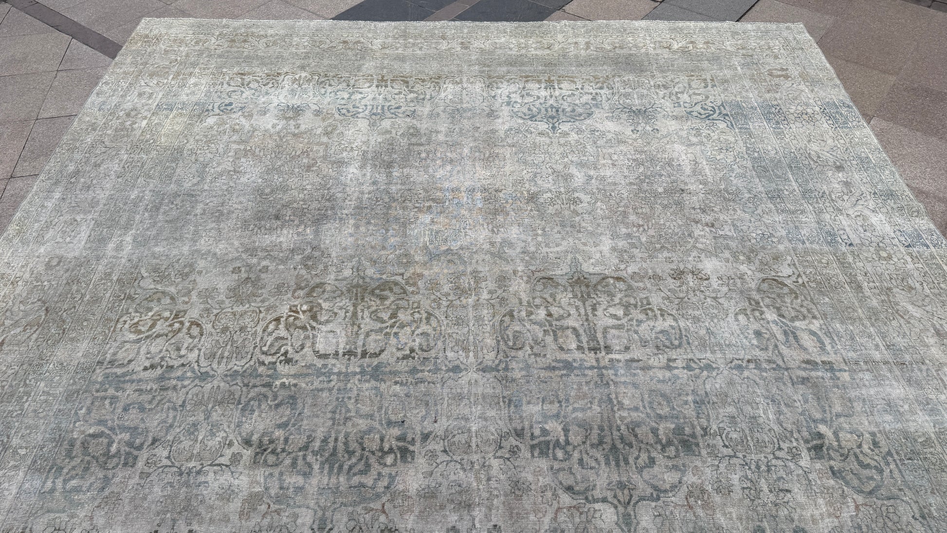 11'3"x19'3" feet  Vintage Turkish Anatolian Rug,Beige Color Rug,206