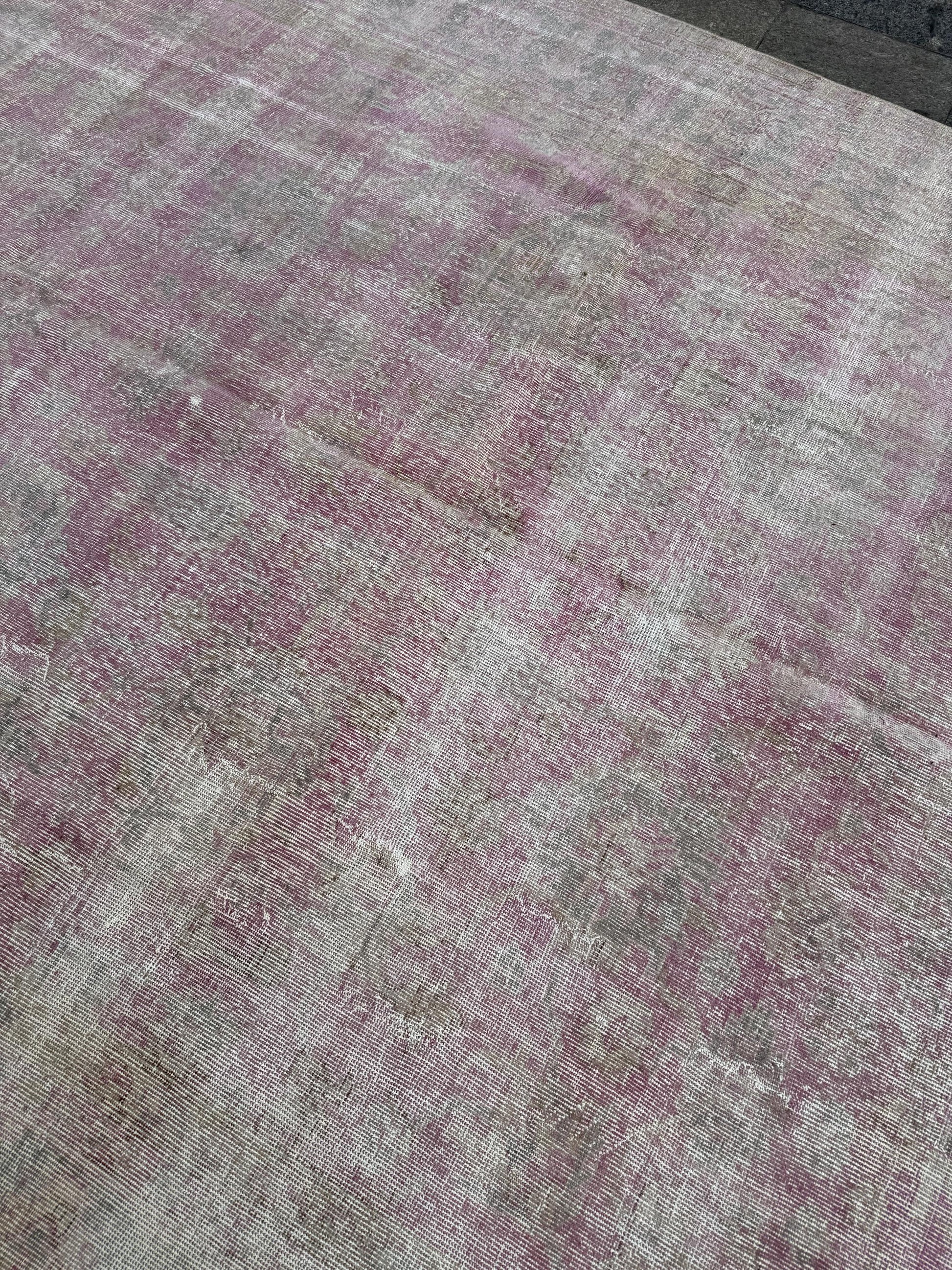 8'4"x11'5 feet Vintage Turkish Anatolian Rug,Pink Color Rug,592