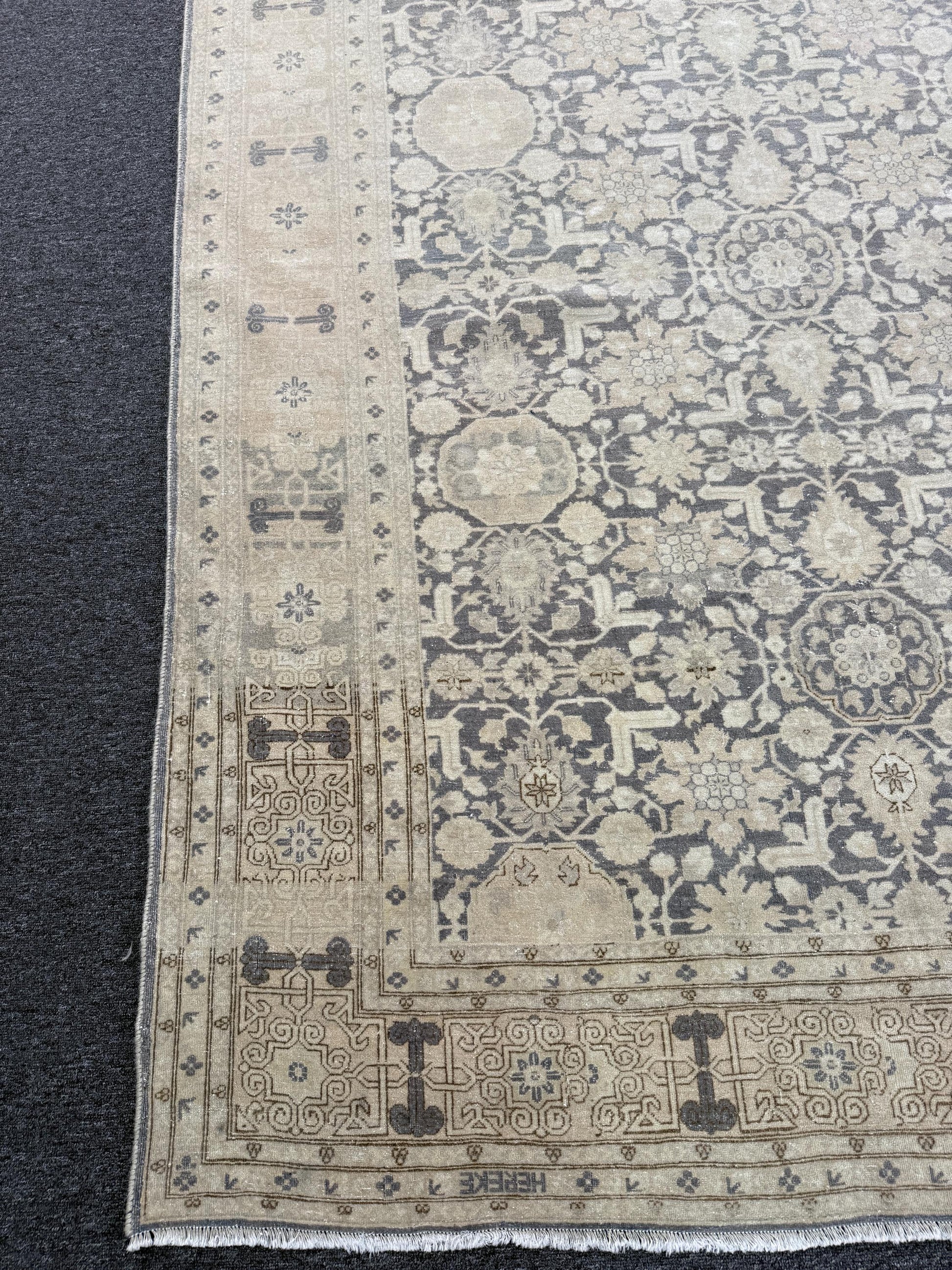 7'9"x11' feet Vintage Turkish Anatolian Rug,Blue  Color Rug,114