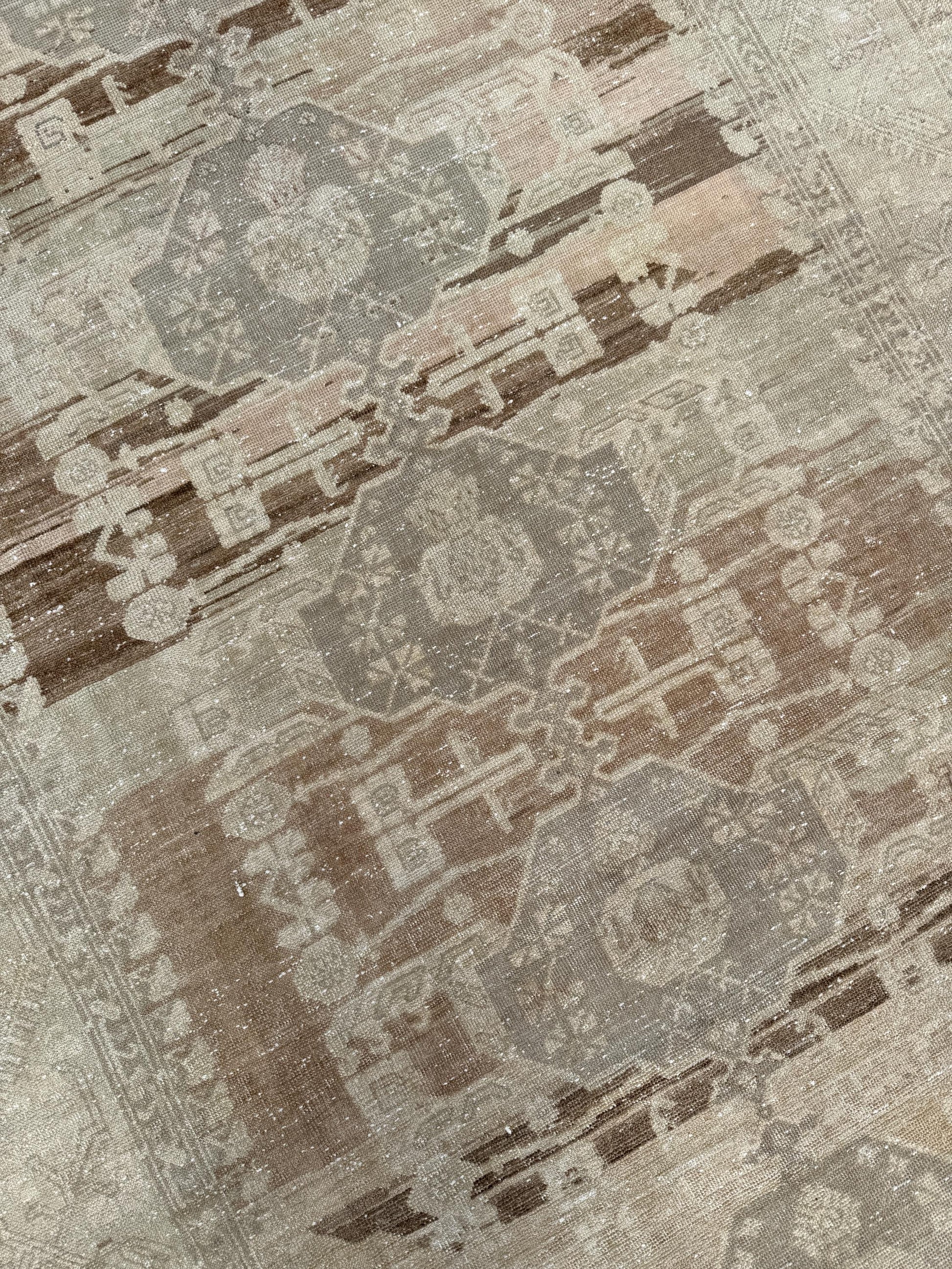 5'4"x10'7" feet Vintage Turkish Anatolian Rug,Beige Color Rug,785