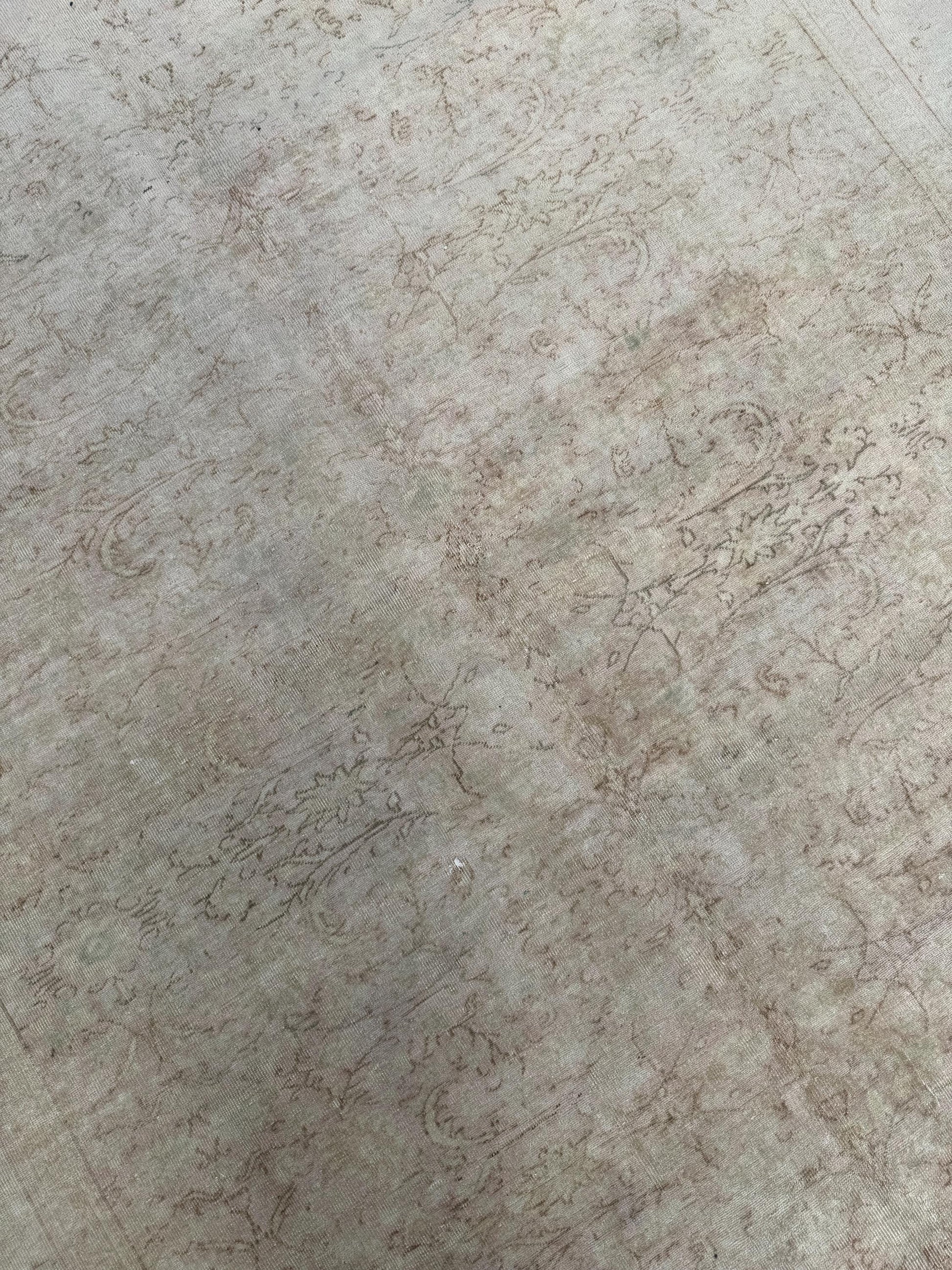 6'5"x9'8" feet Vintage Turkish Anatolian Rug,Beige Color Rug,423