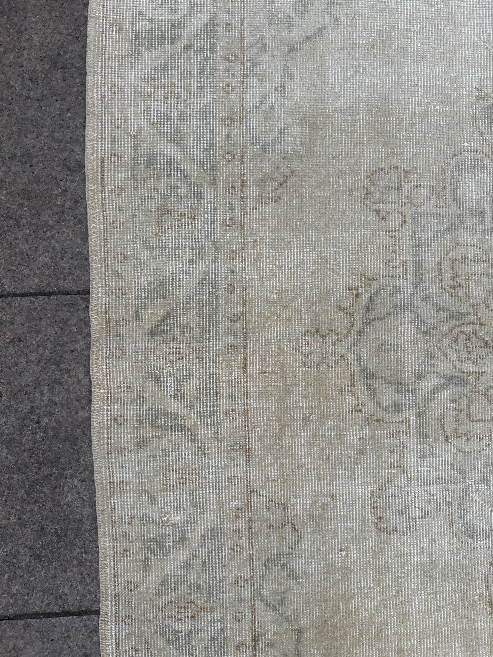 3'10"x6'6" feet  Vintage Turkish Anatolian Rug,Beige Color Rug,888