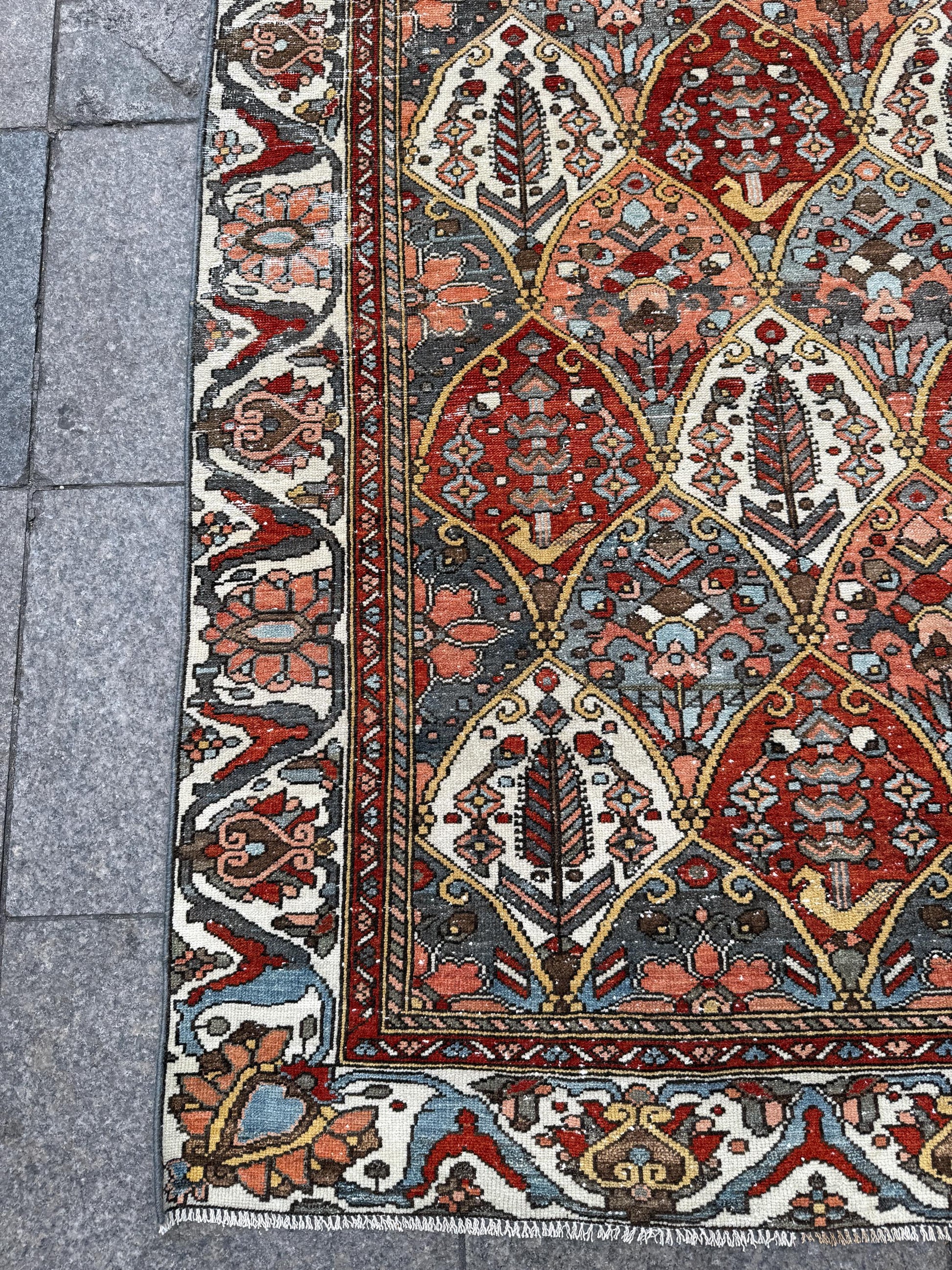 5'4"x8'2" feet Vintage Turkish Anatolian Rug,Brick Color Rug,143