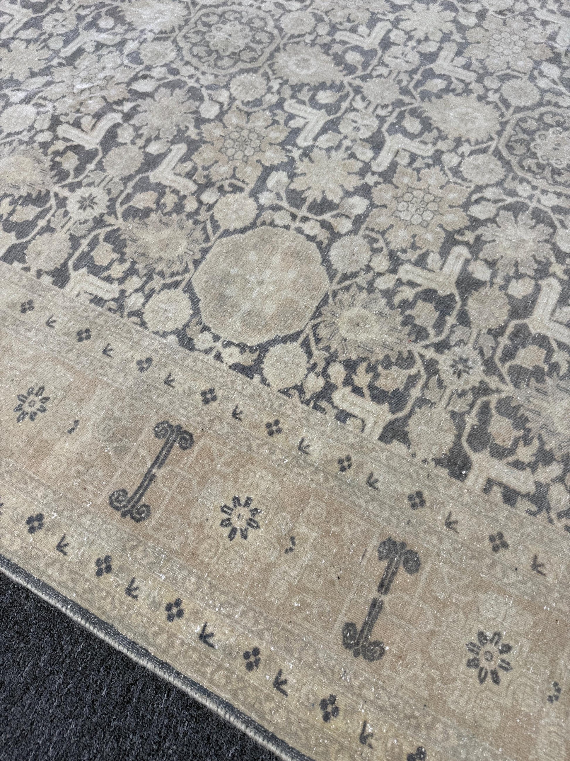 7'9"x11' feet Vintage Turkish Anatolian Rug,Blue  Color Rug,114