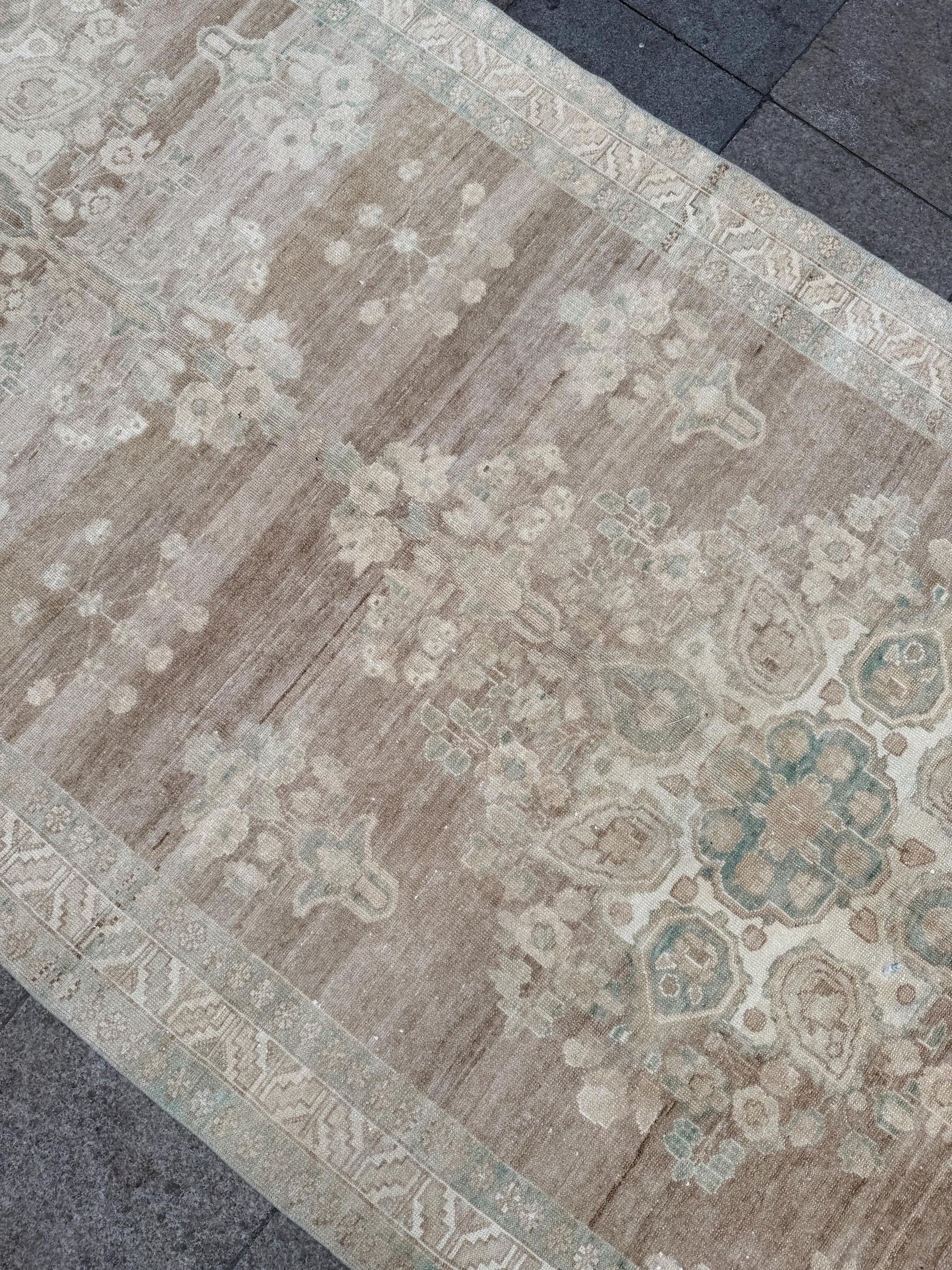 5'x11'6" feet Vintage Turkish Anatolian Rug,Blue Color Rug,018