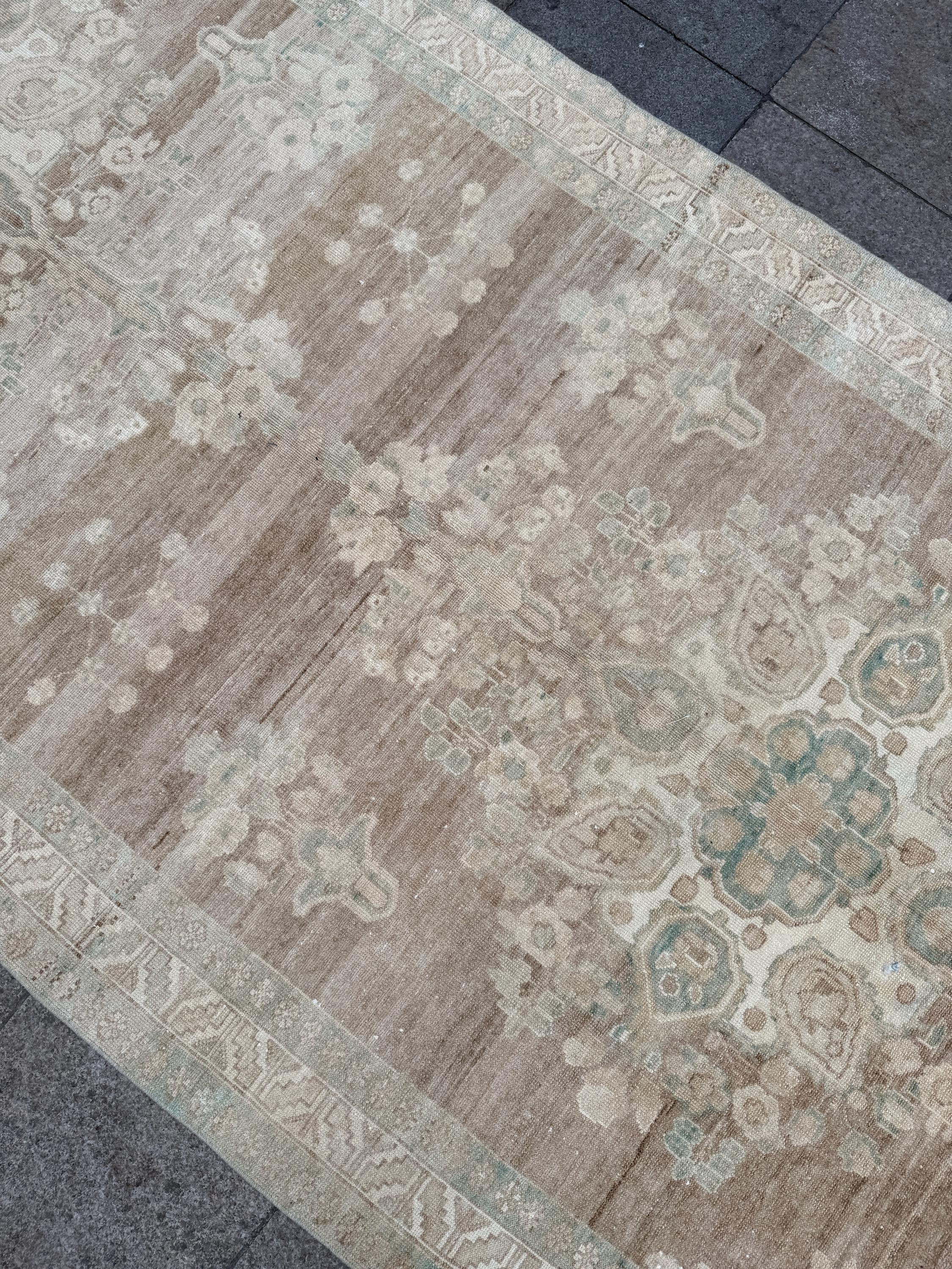 5'x11'6" feet Vintage Turkish Anatolian Rug,Blue Color Rug,018