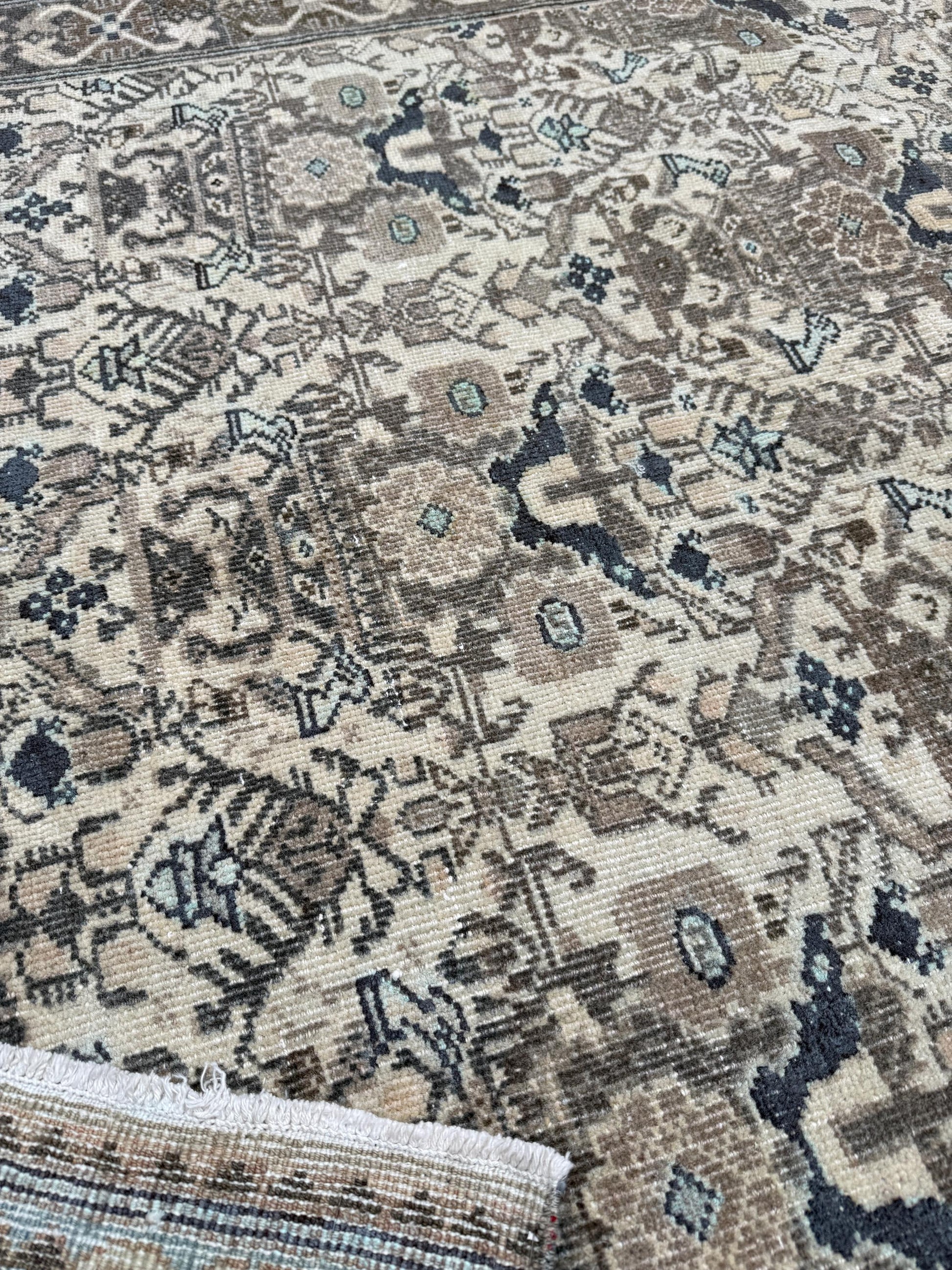 4'8"x6'9" feet  Vintage Turkish Anatolian Rug,Beige Color Rug,65