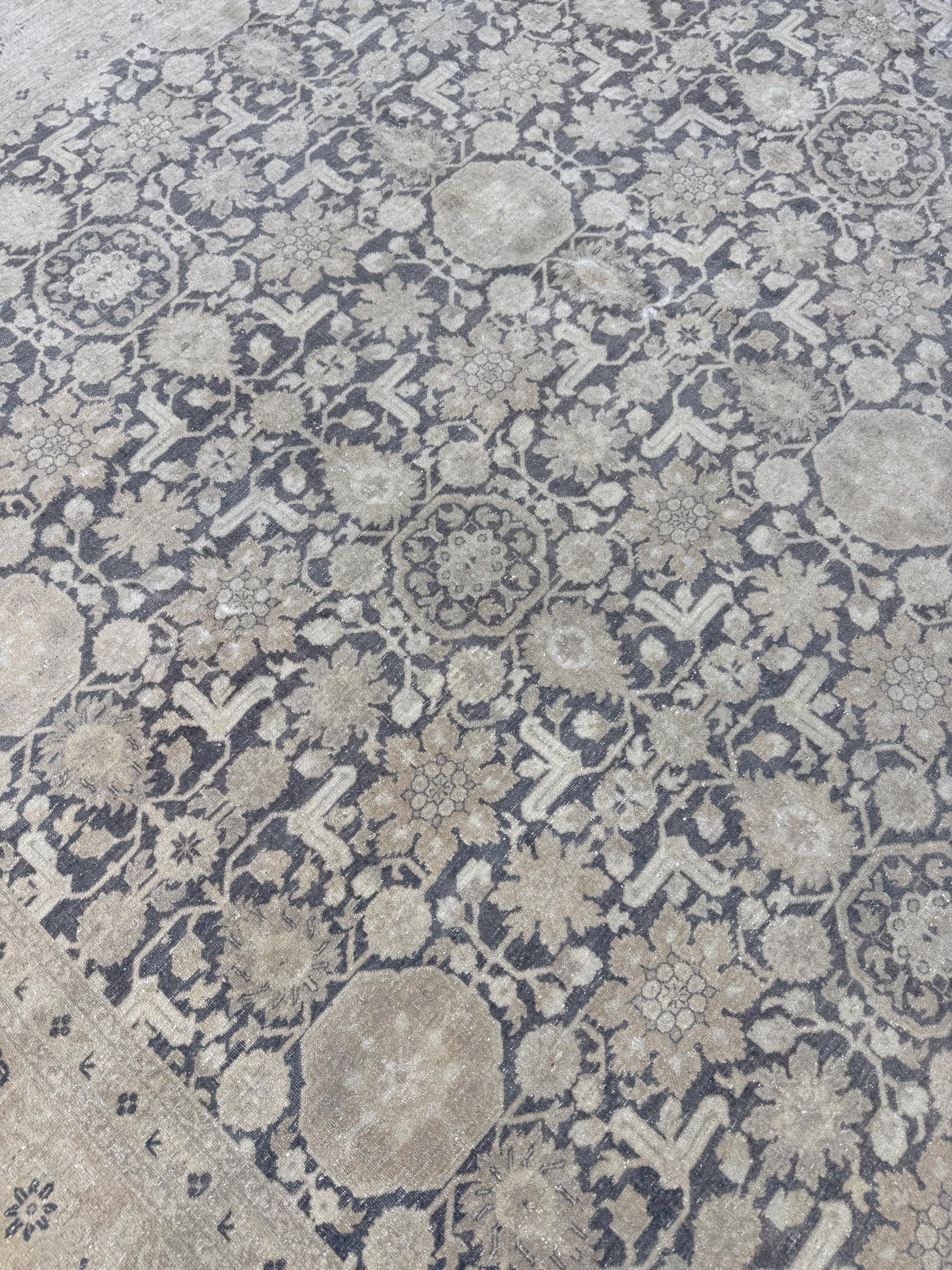 7'9"x11' feet Vintage Turkish Anatolian Rug,Blue  Color Rug,114