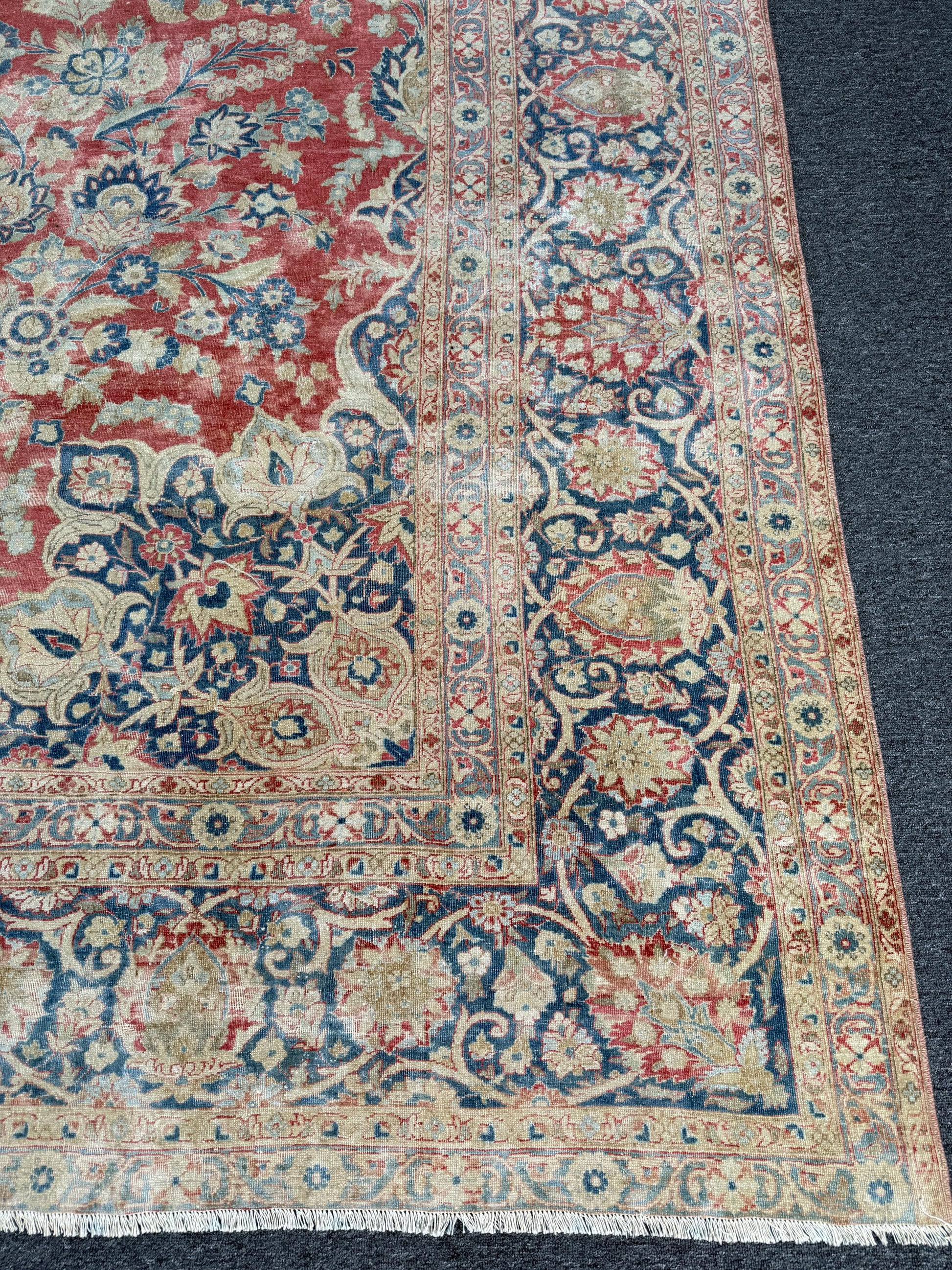 10'6"x13'9" feet Vintage Turkish Anatolian Rug,Red Color Rug,116