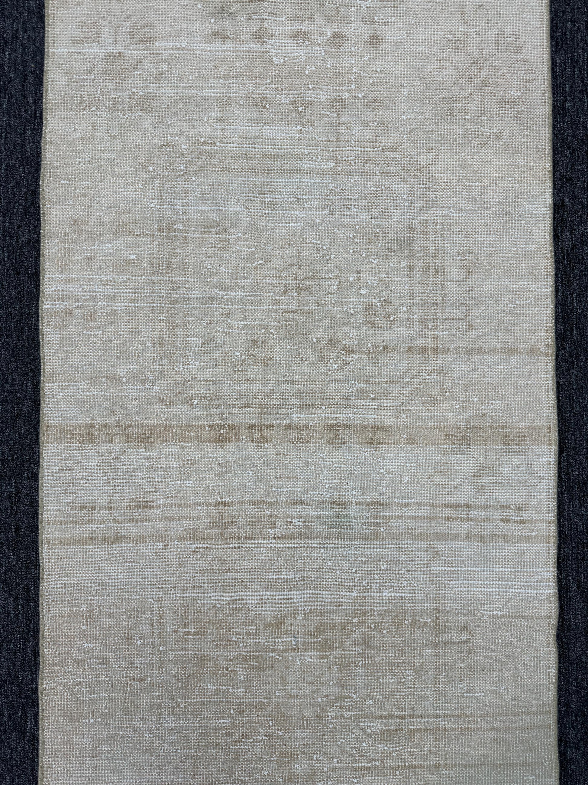 2'10"x12'7" Feet ,Beige background Turkish vintage Anatolian rug ,light brown colors rugs, beige border,Geometric rugs,277