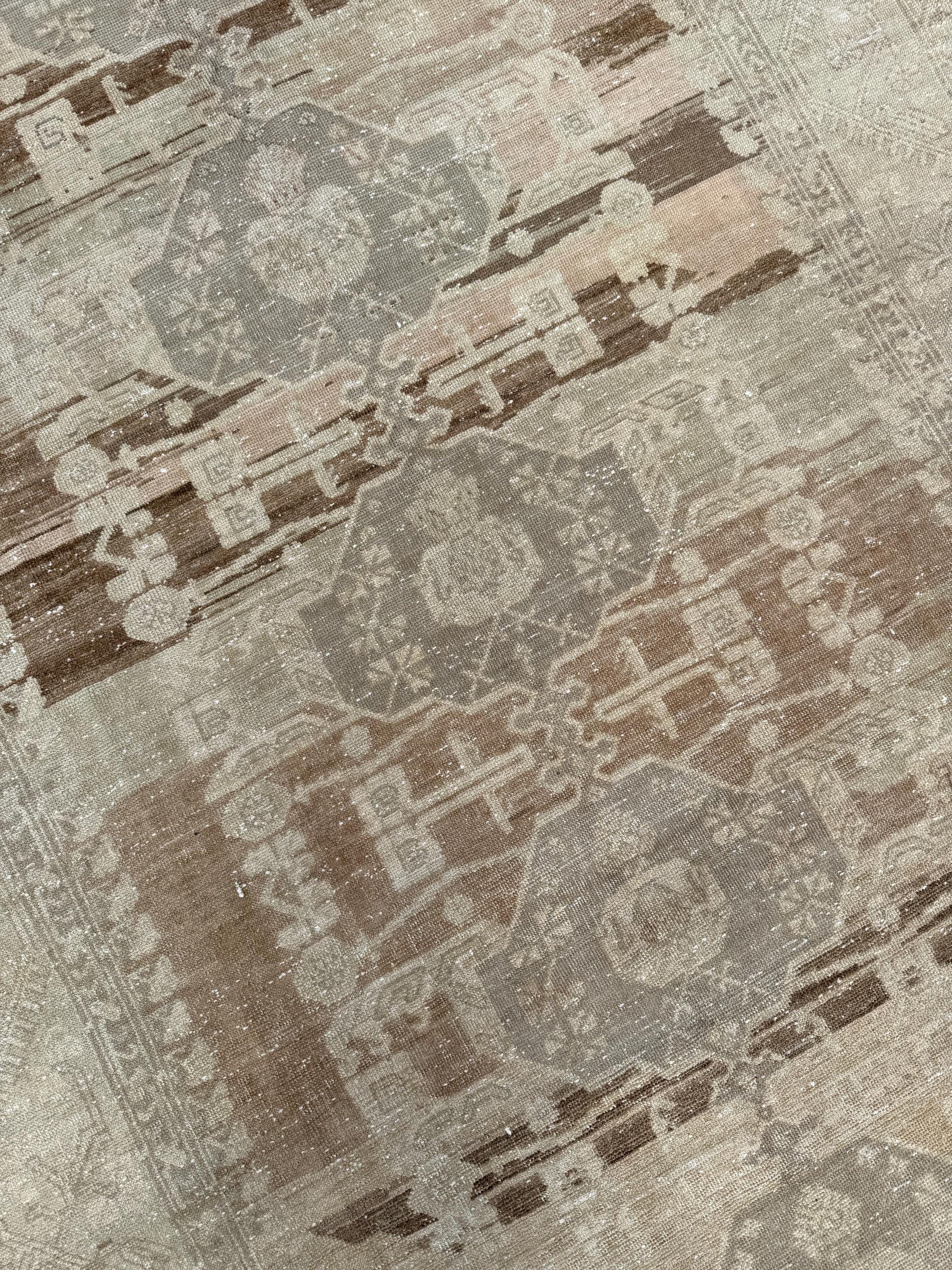 5'4"x10'7" feet Vintage Turkish Anatolian Rug,Beige Color Rug,785