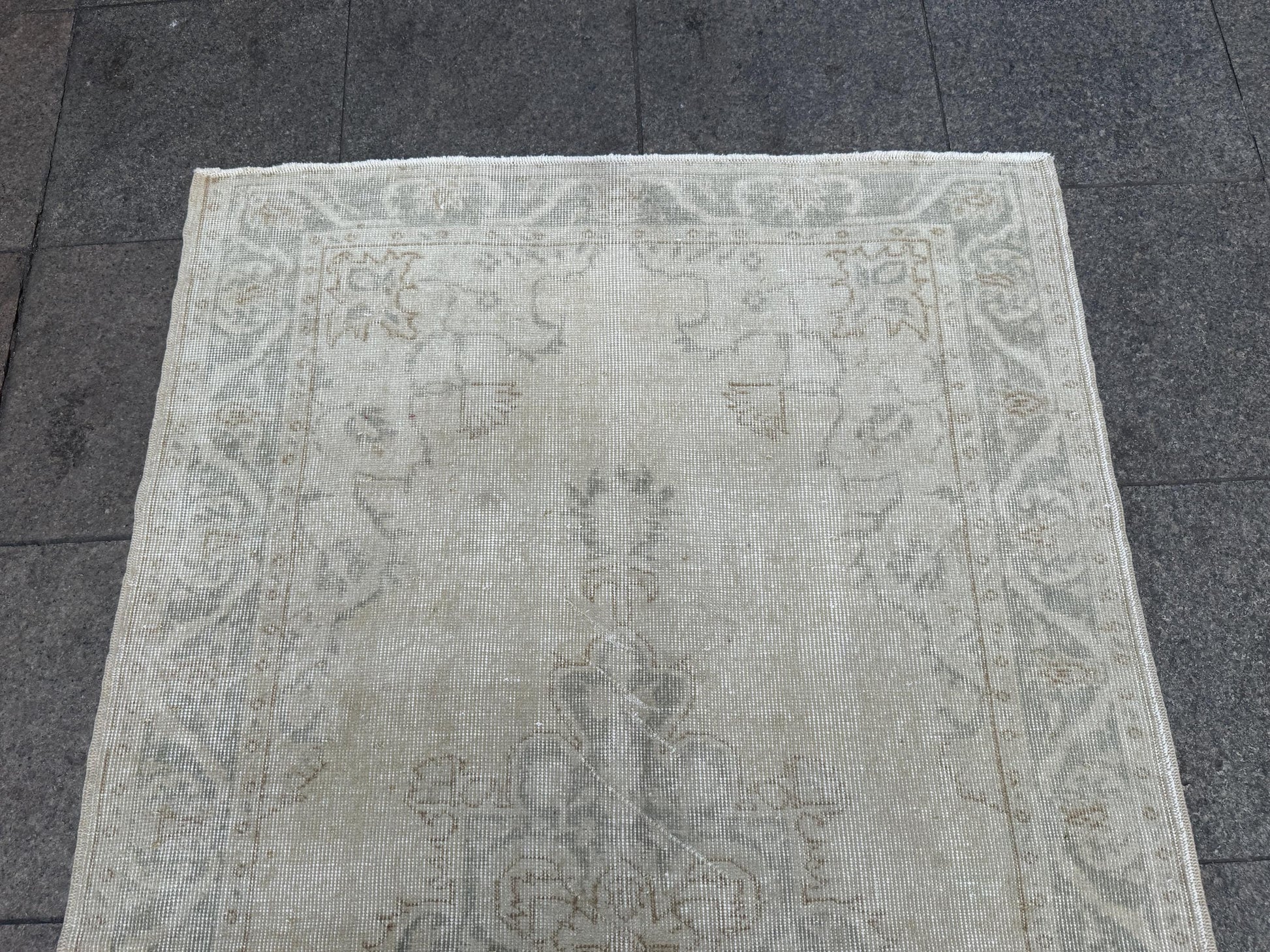 3'10"x6'6" feet  Vintage Turkish Anatolian Rug,Beige Color Rug,888