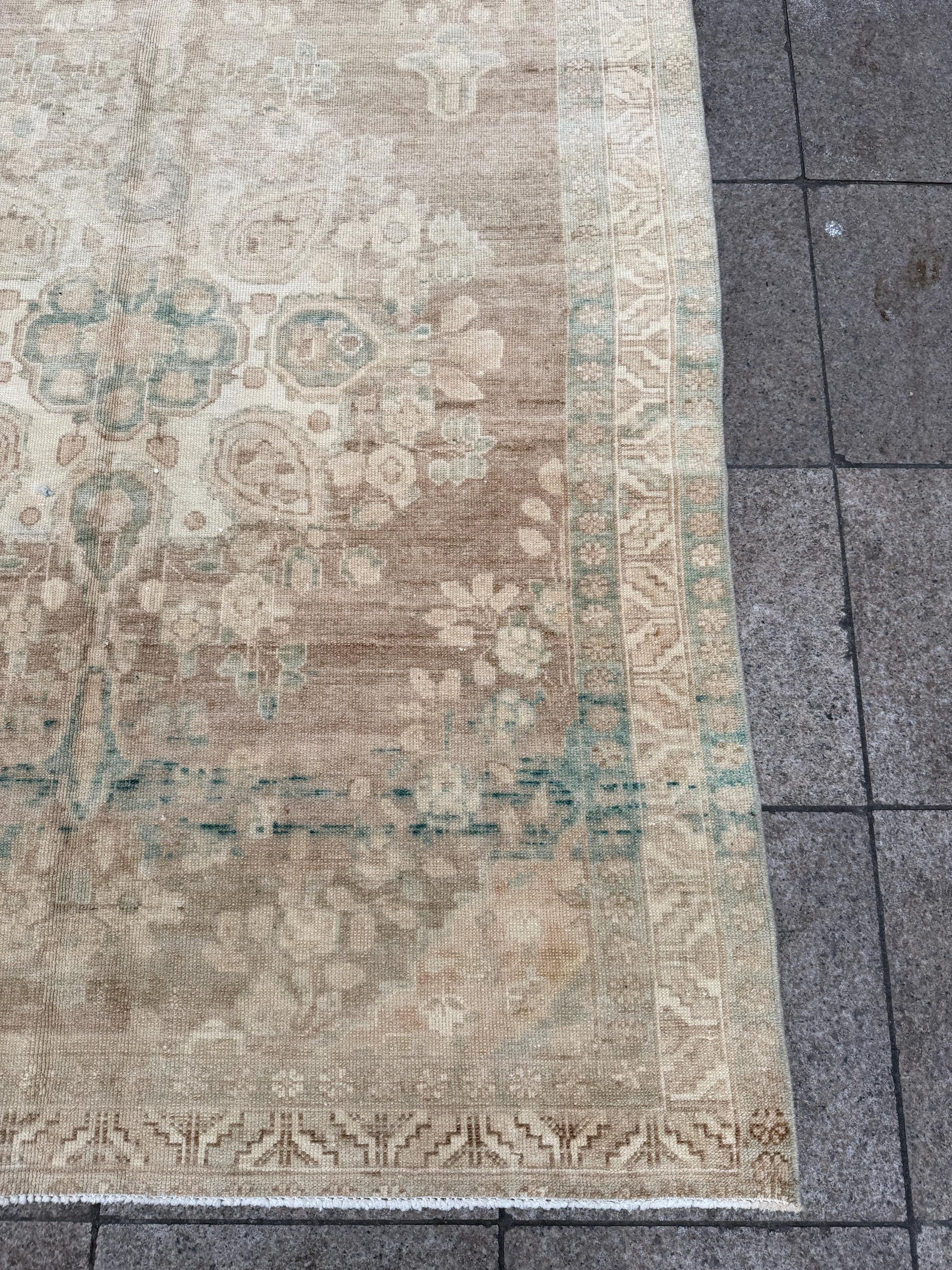 5'x11'6" feet Vintage Turkish Anatolian Rug,Blue Color Rug,018