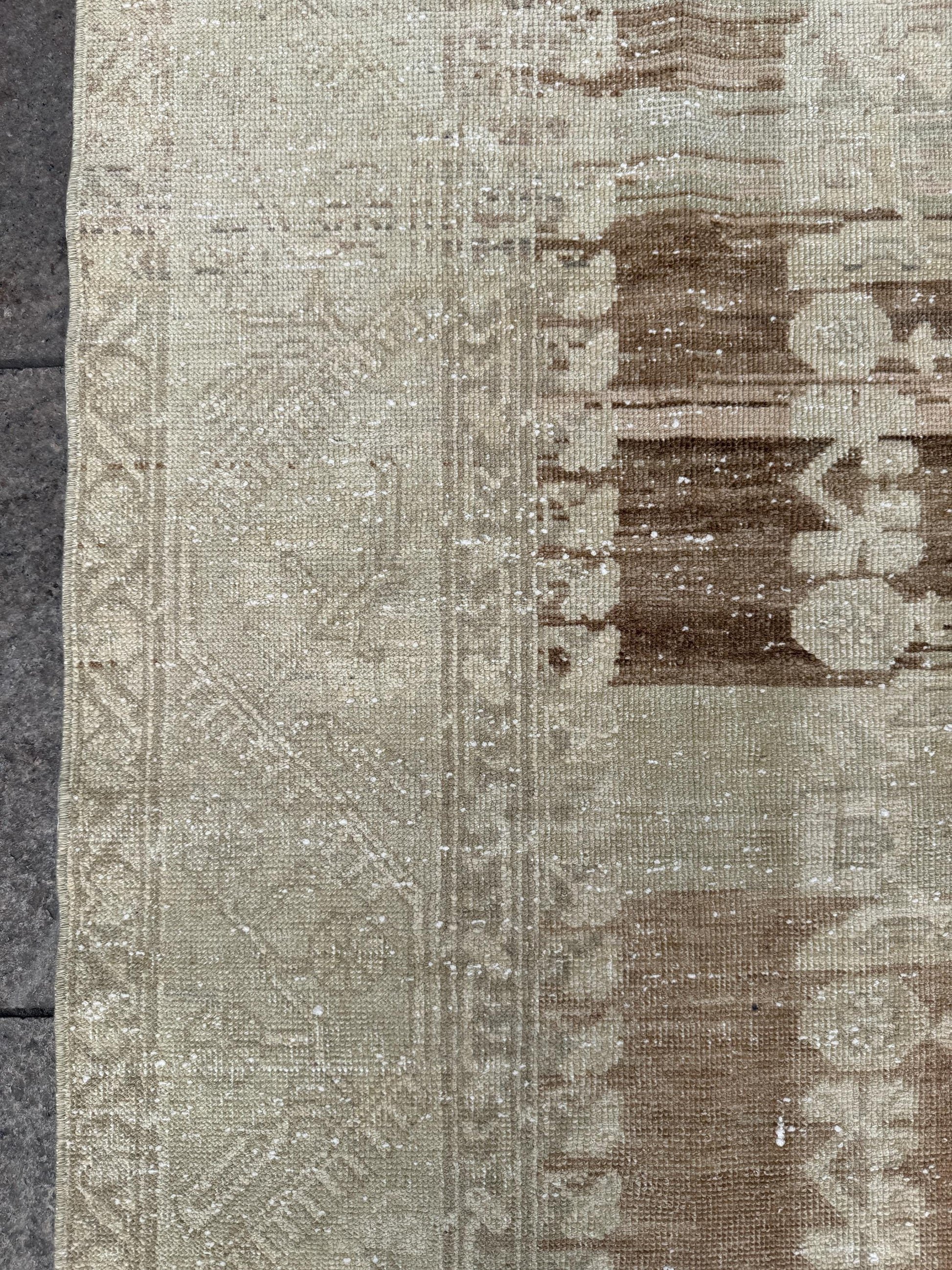 5'4"x10'7" feet Vintage Turkish Anatolian Rug,Beige Color Rug,785