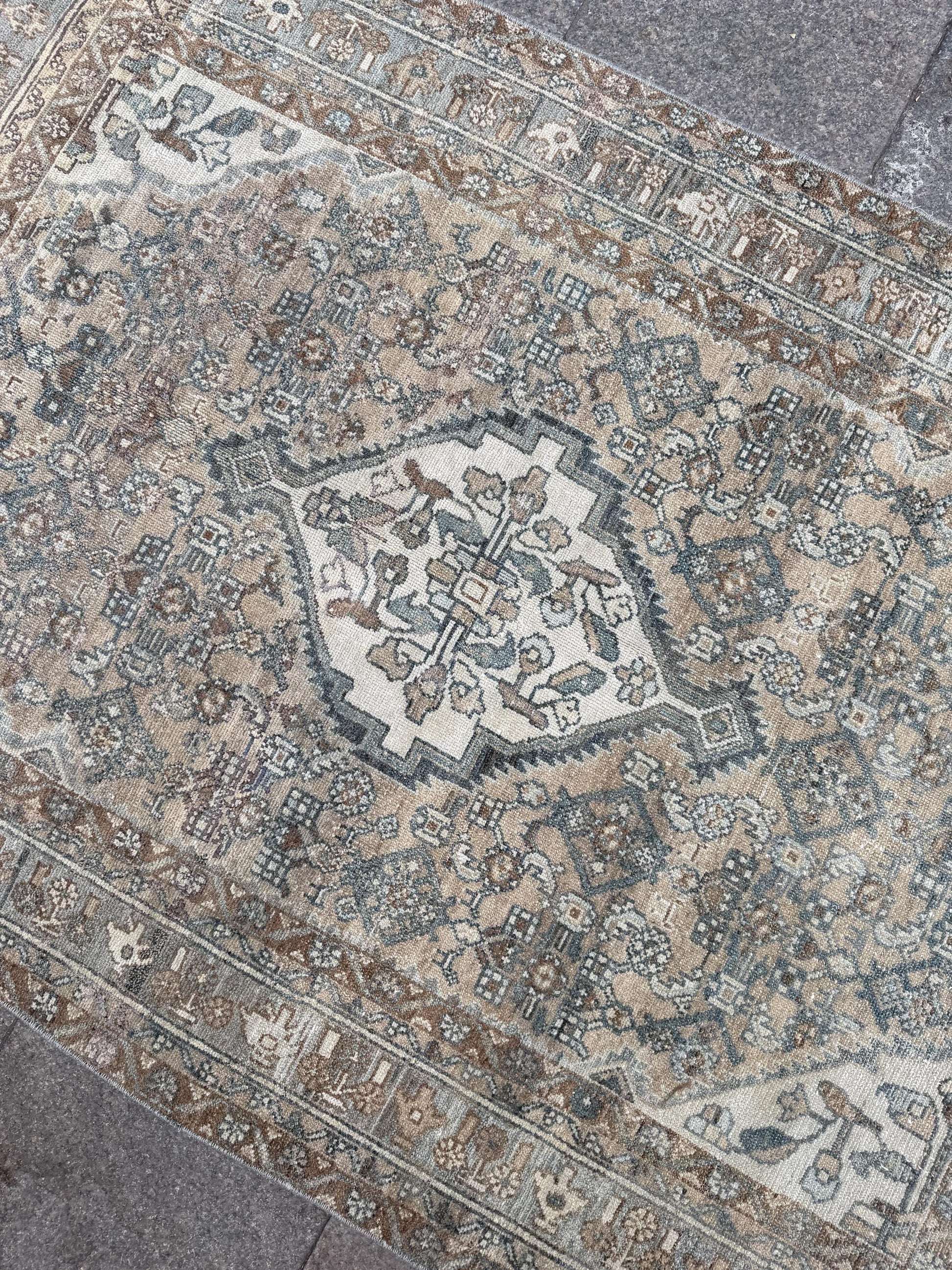 4'3"x6'4" feet  Vintage Turkish Anatolian Rug,Beige Color Rug,64