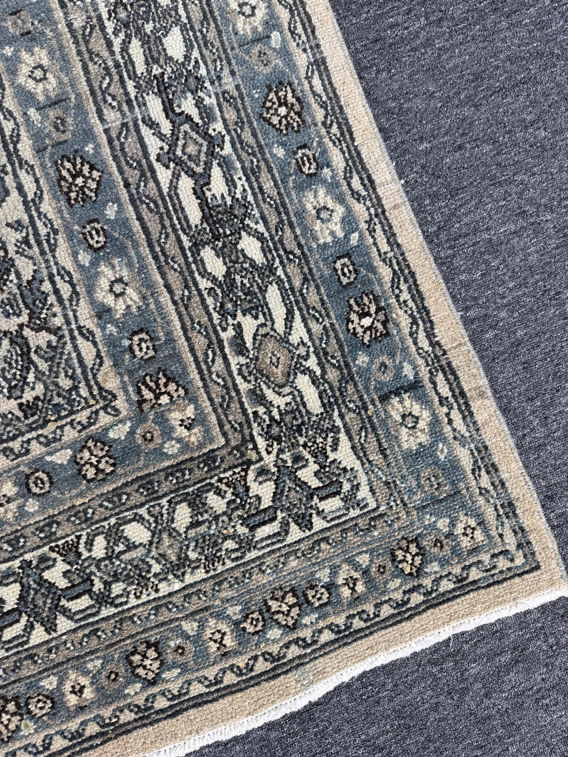 8'8"x11'5" feet Vintage Turkish Anatolian Rug,Beige Color Rug,111