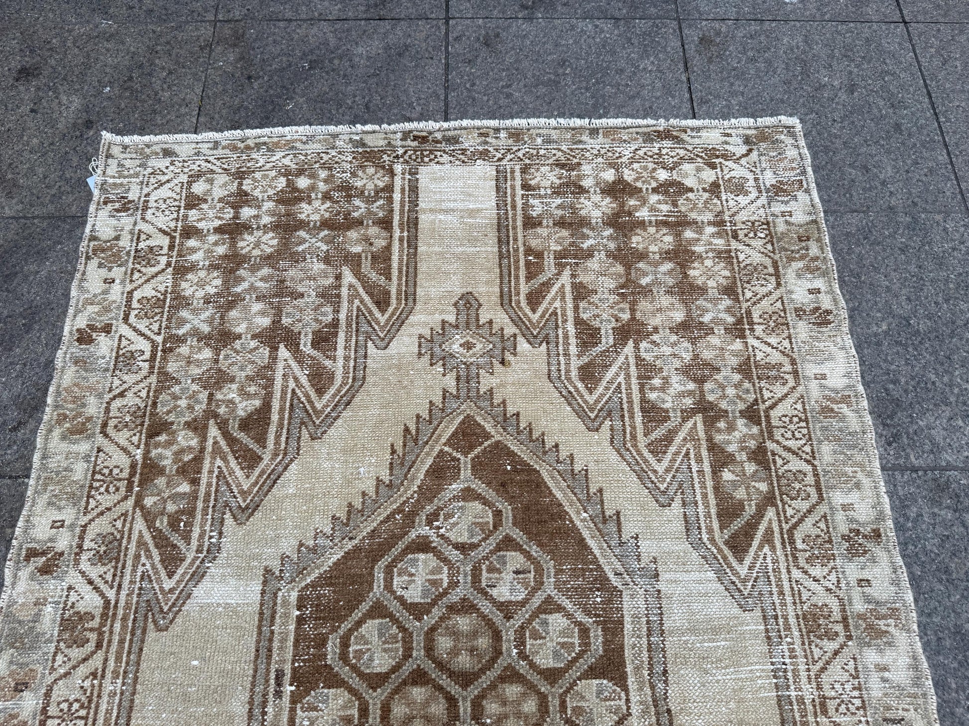 3'10"x6' feet  Vintage Turkish Anatolian Rug,Beige Color Rug,125